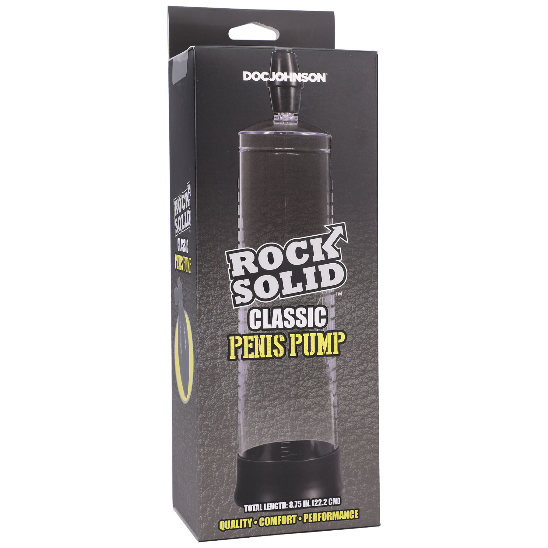 rock solid classic penis pump blackclear 