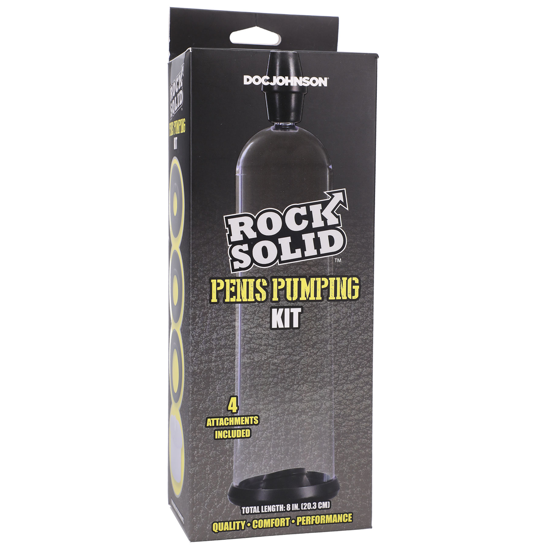 rock solid penis pumping kit blackclear 