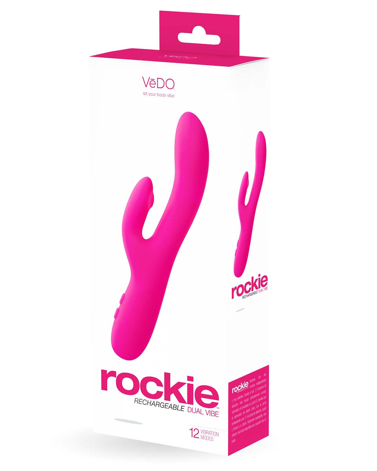 rockie dual rechargeable vibe foxy pink 