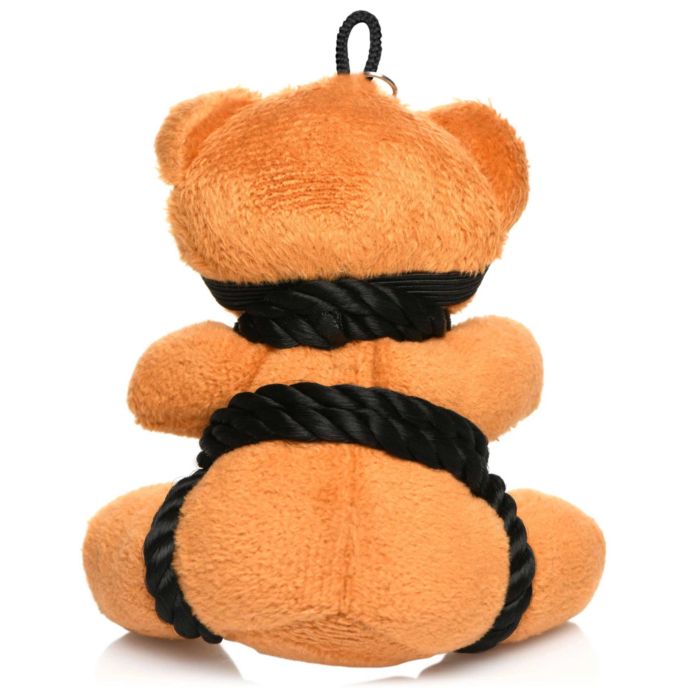 rope teddy bear keychain 