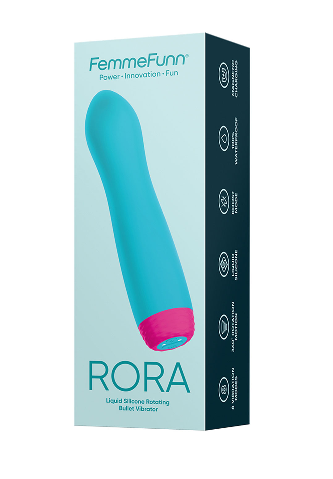 rora rotating bullet turquoise 