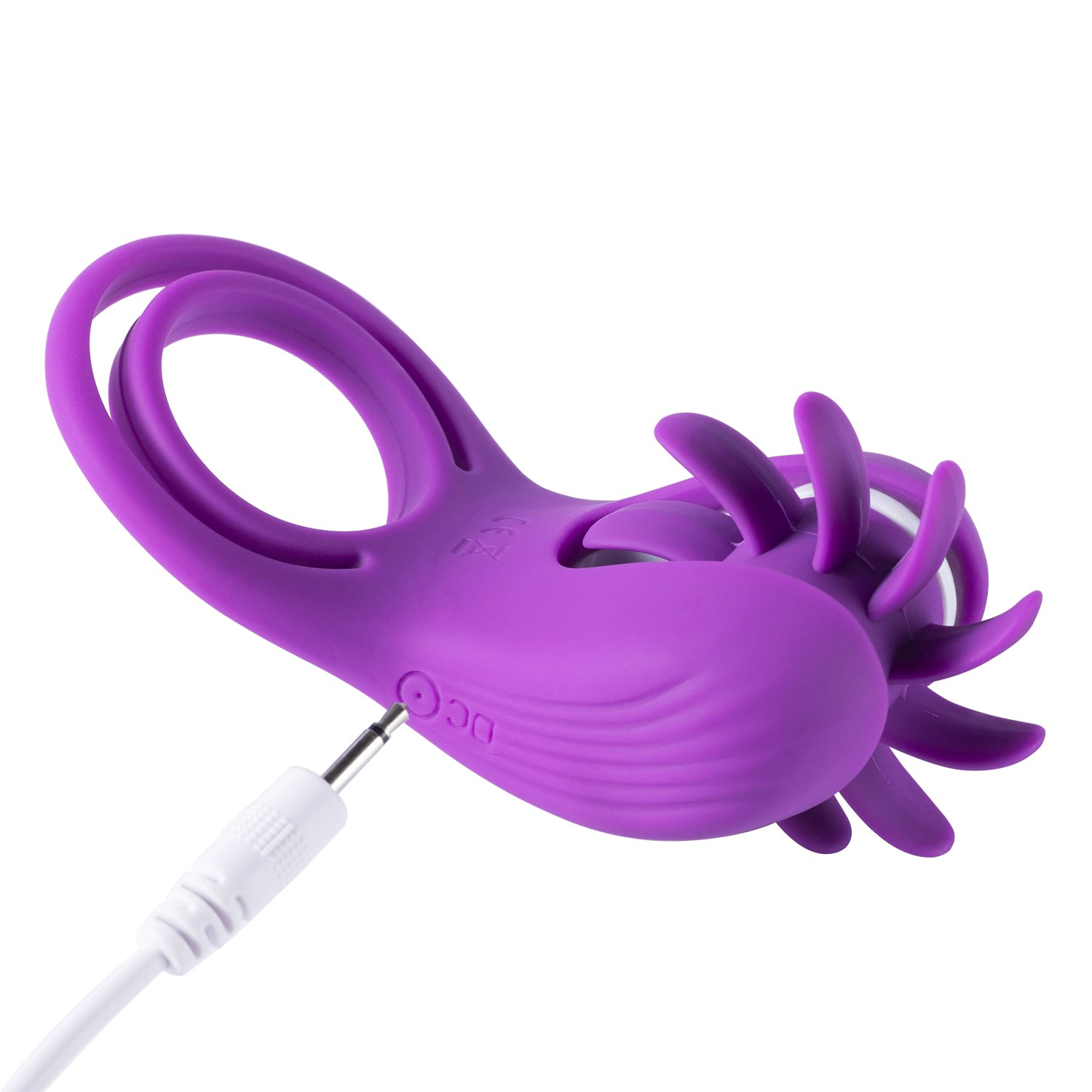 roxy tongue clit licker and cock ring purple 