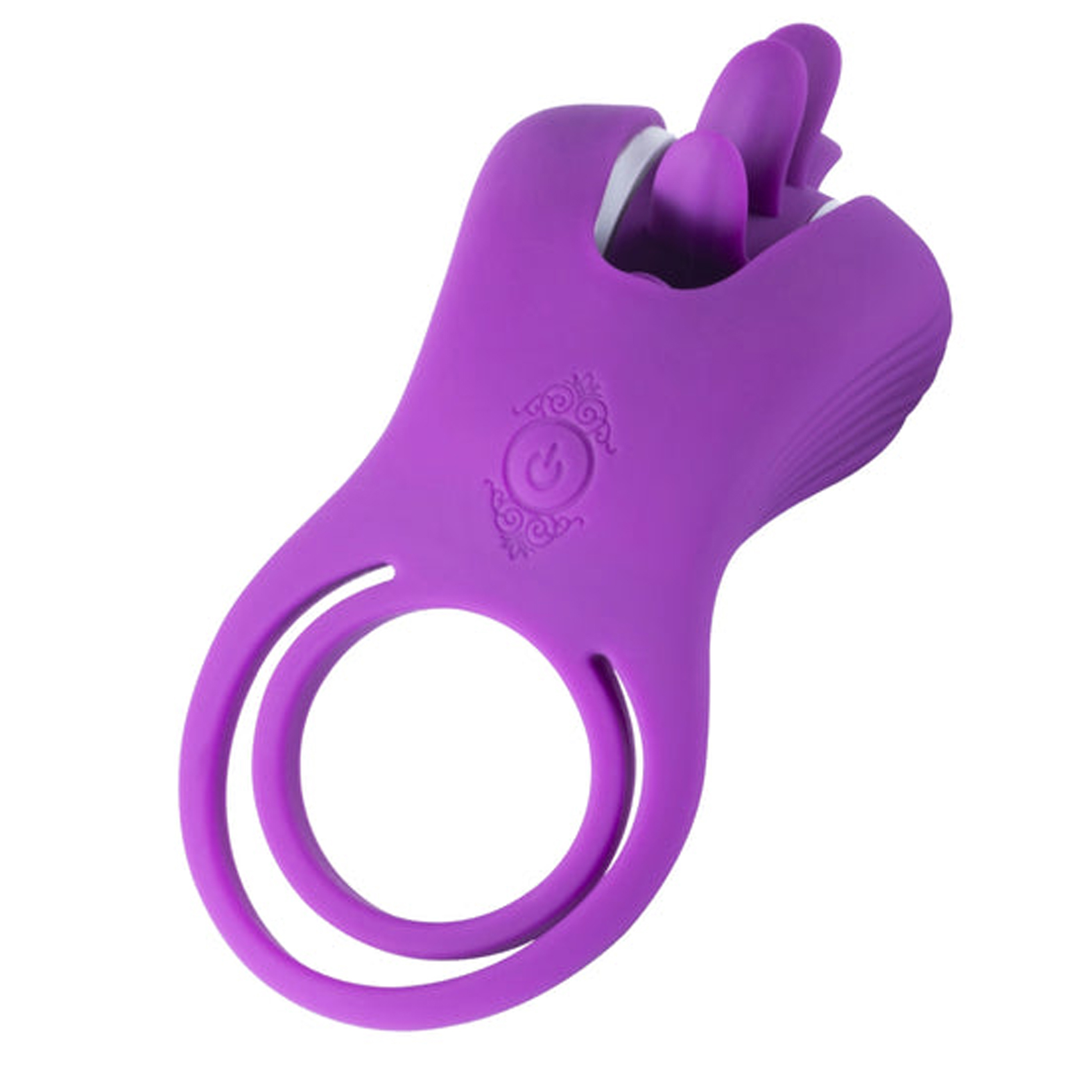 roxy tongue clit licker and cock ring purple 