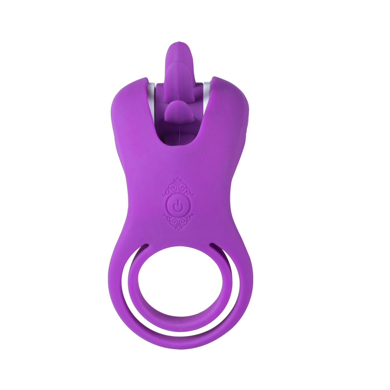 roxy tongue clit licker and cock ring purple 