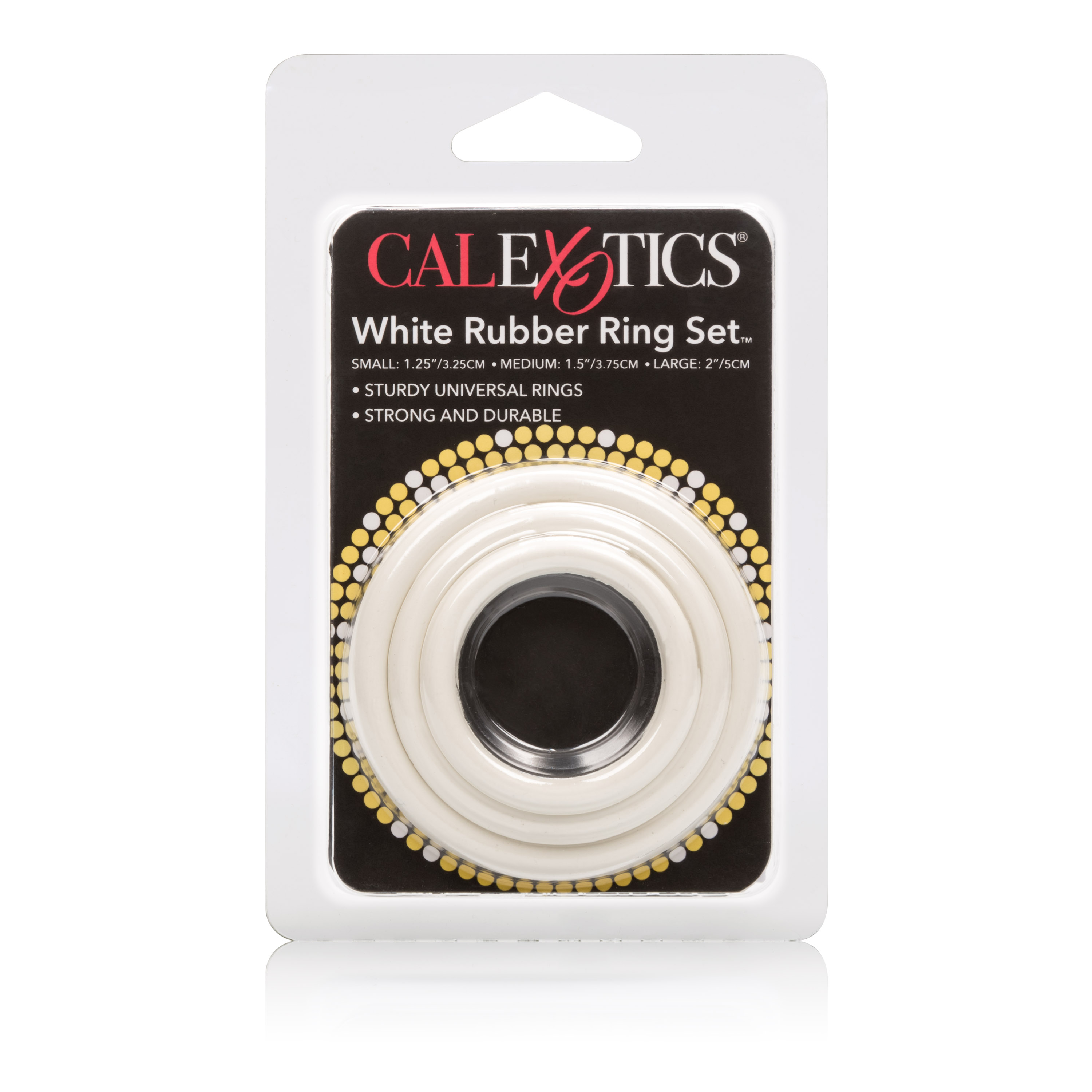 rubber ring  piece set white 