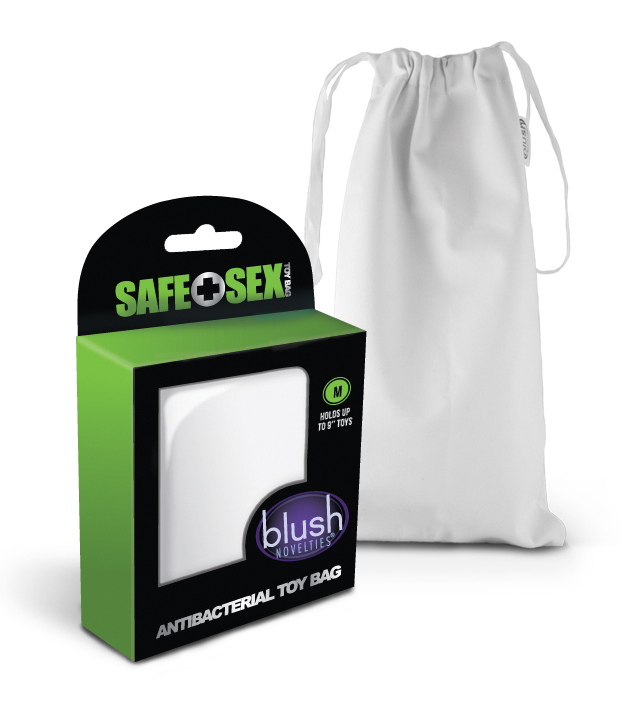 safe sex antibacterial toy bag medium  piece counter display 