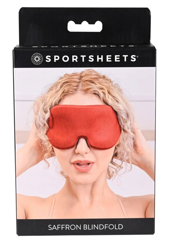 saffron blindfold red 