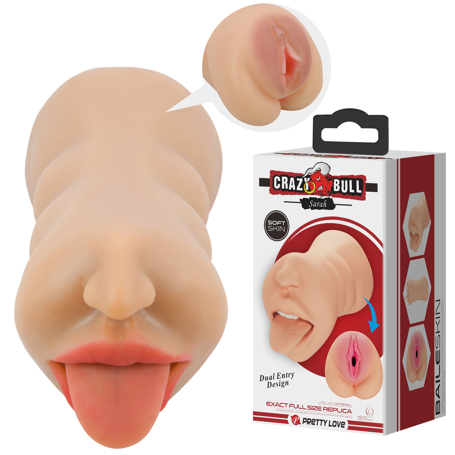 sarah mouth masturbator sleeve light 