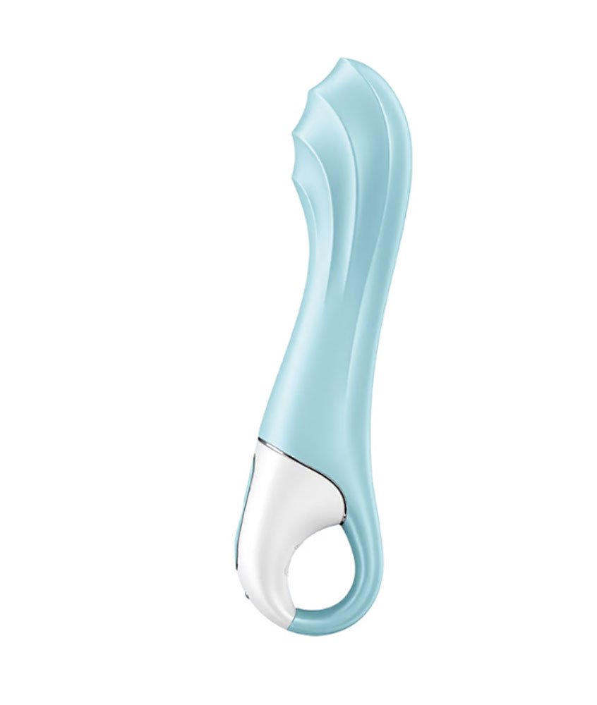 satisfyer air pump vibrator  plus inflatable  g spot vibrator blue 