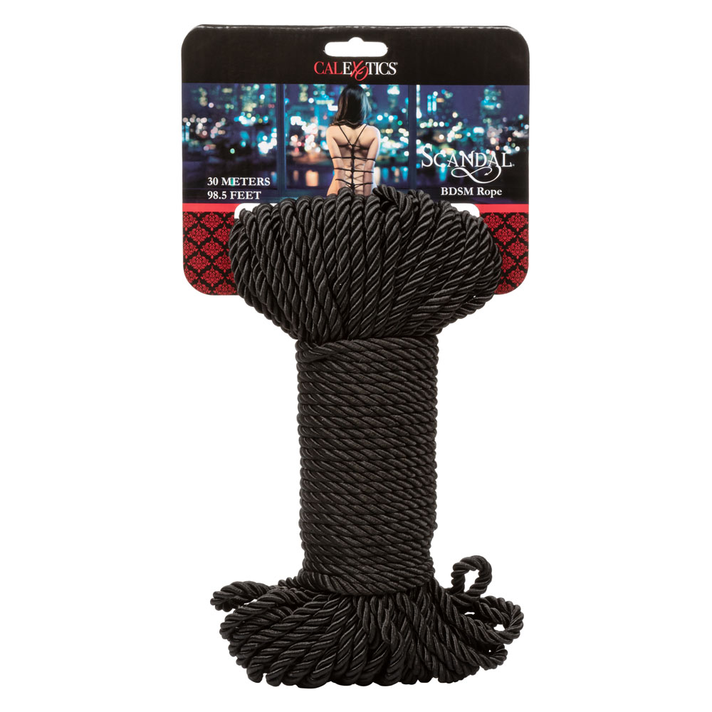 scandal bdsm rope  ft m black 