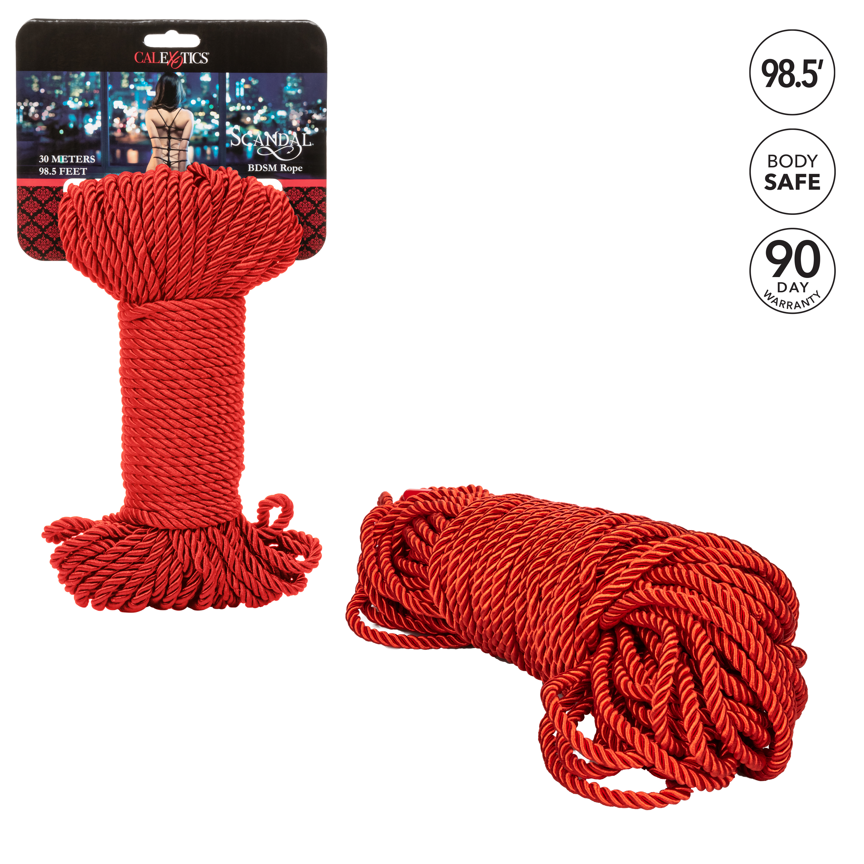 scandal bdsm rope ft m red 