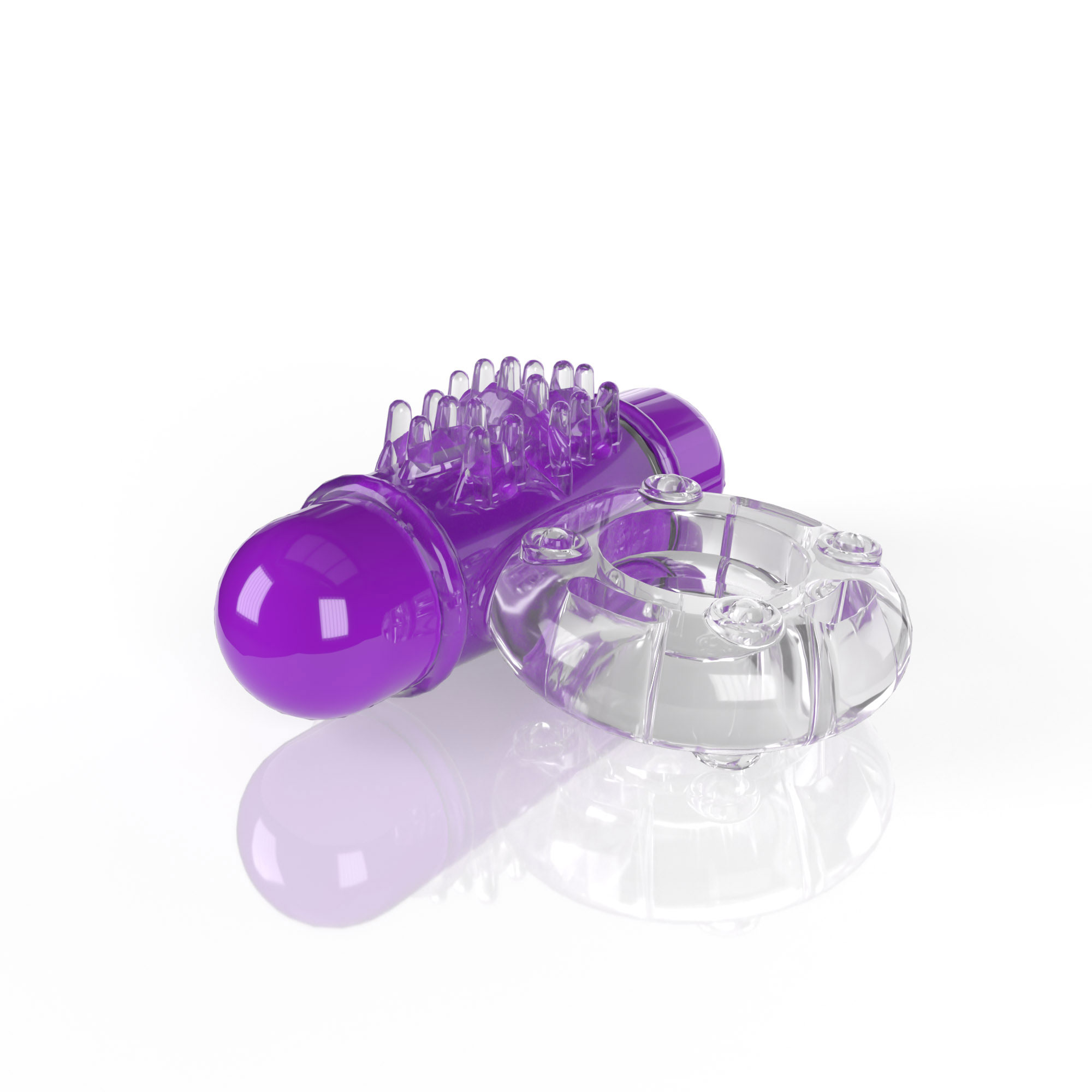 screaming o b owow super powered vibrating ring grape 