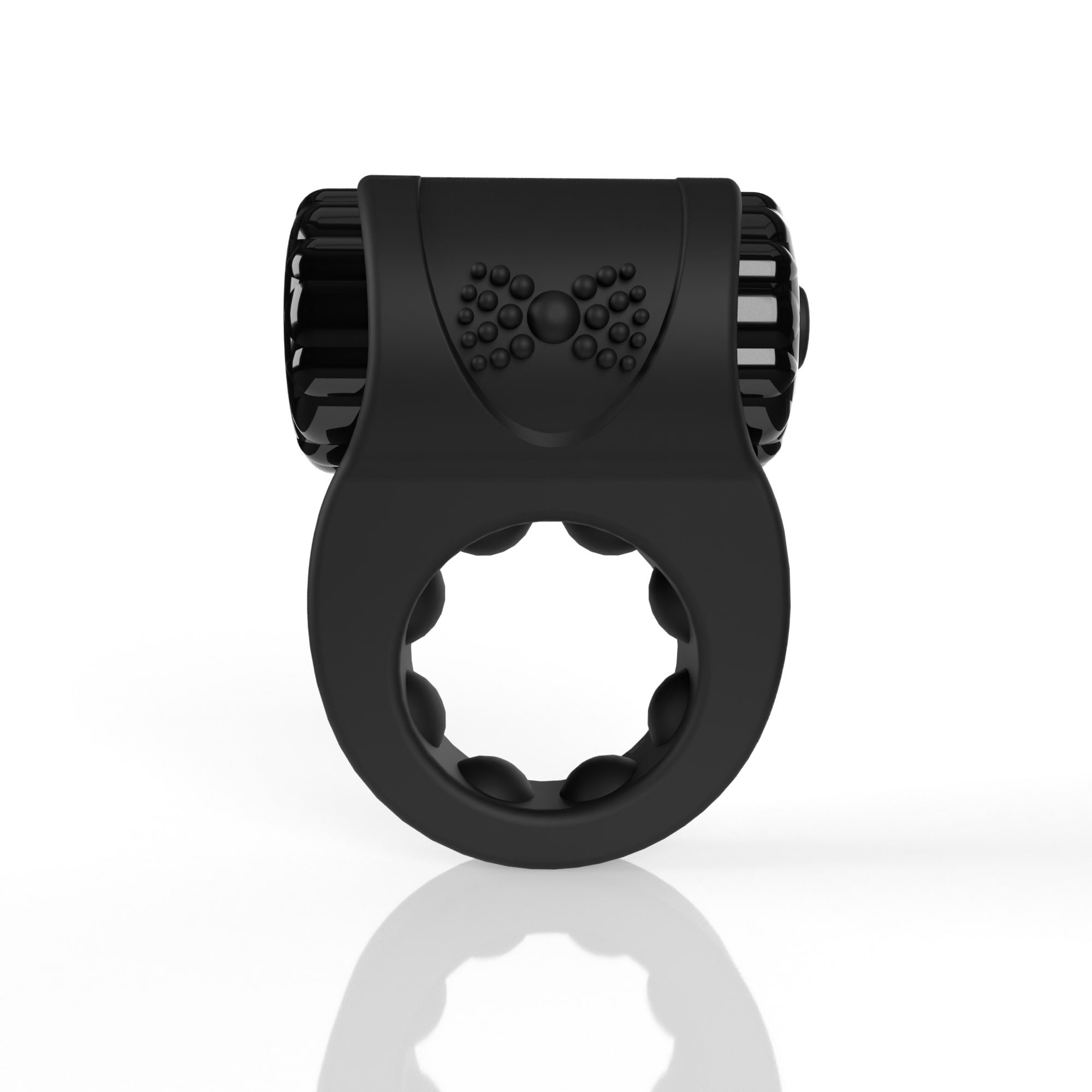 screaming o big o ritz rechargeable vibe ring  black 