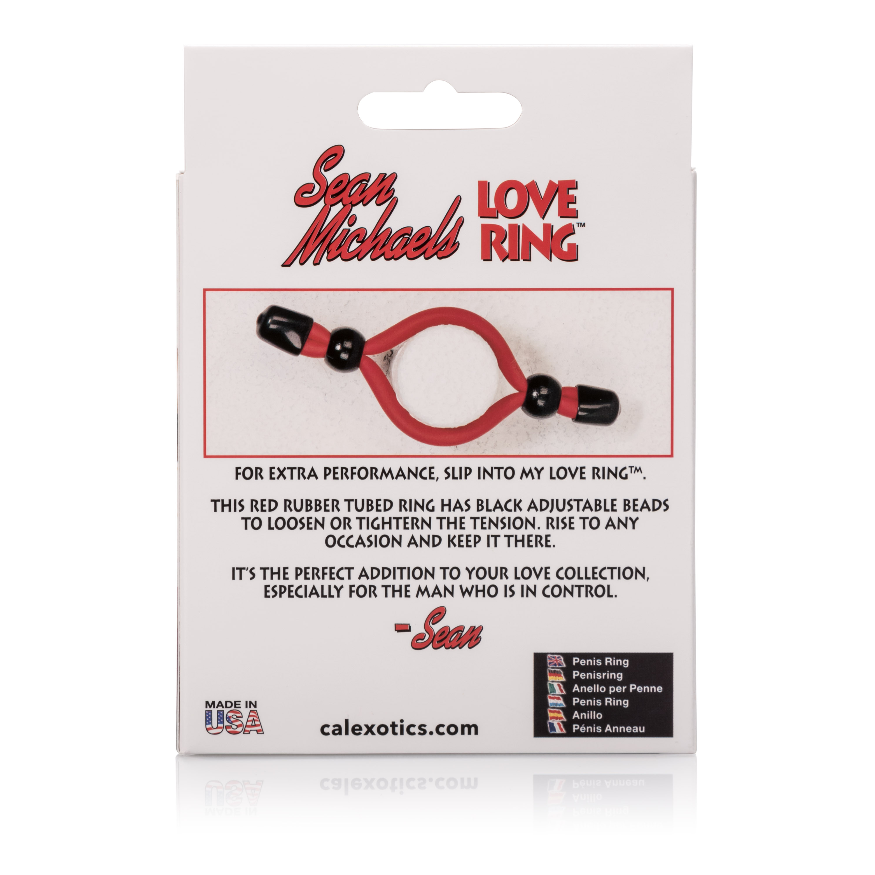 sean michaels love ring 