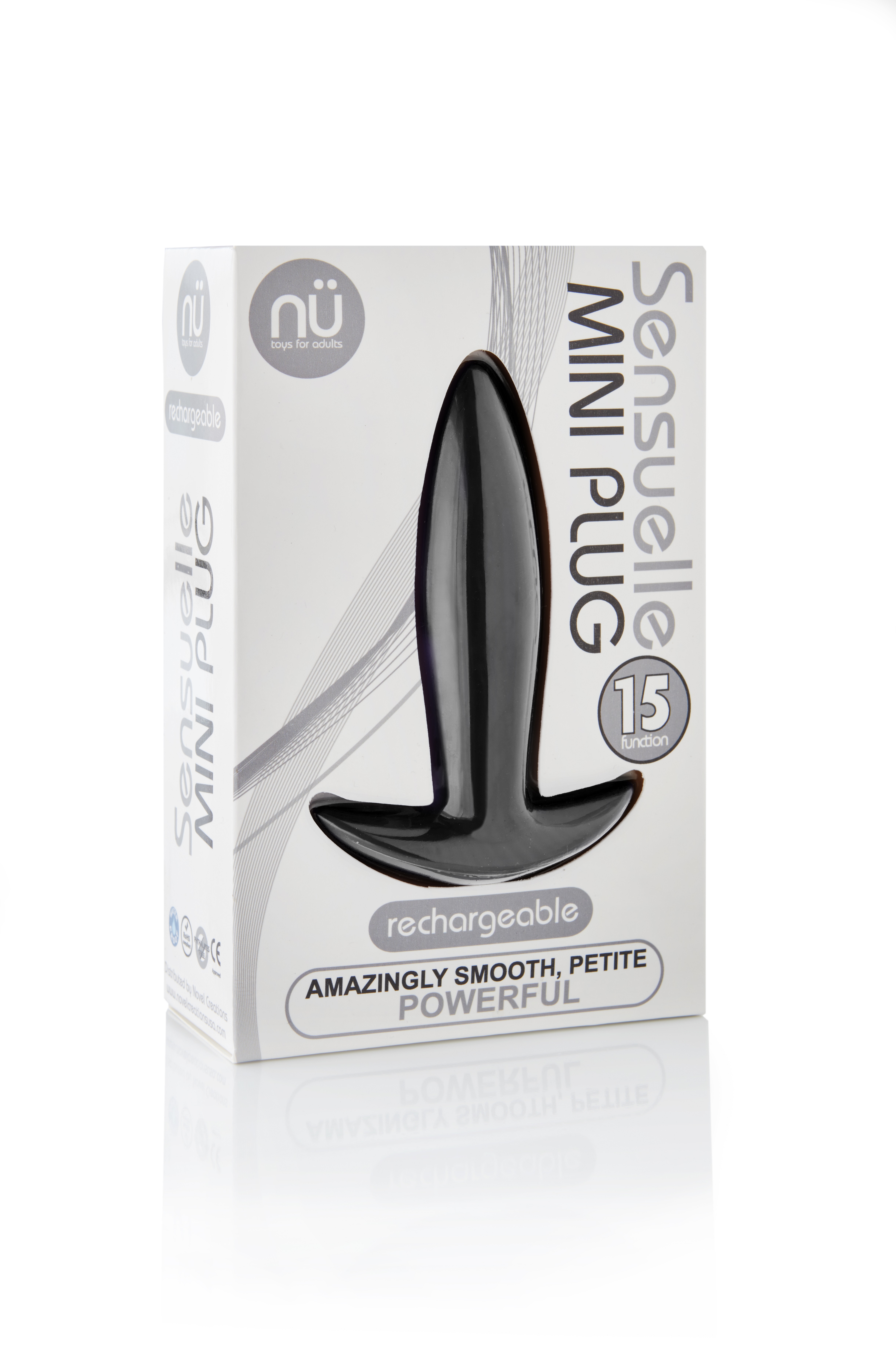 sensuelle  function mini plug black 