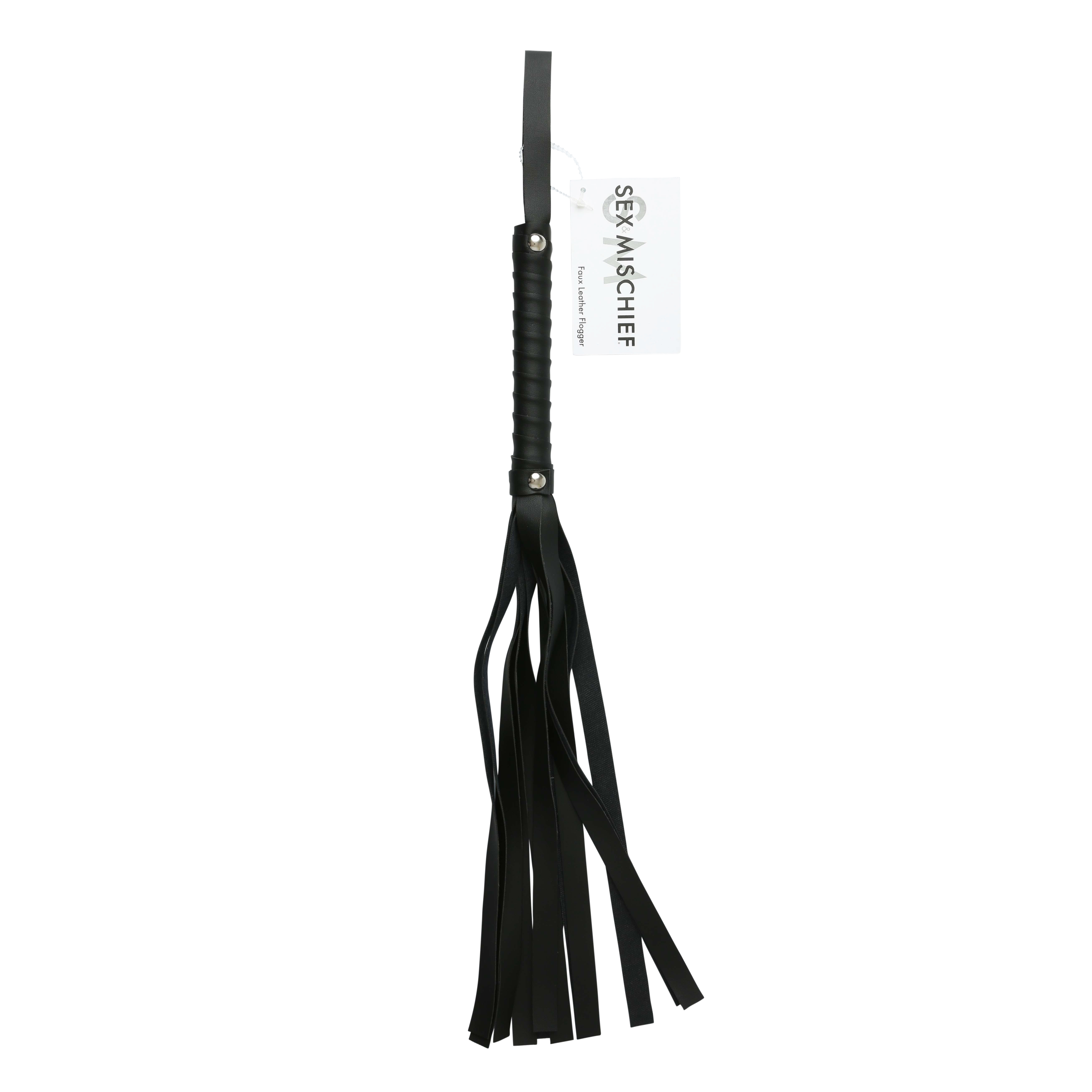 sex and mischief faux leather flogger 