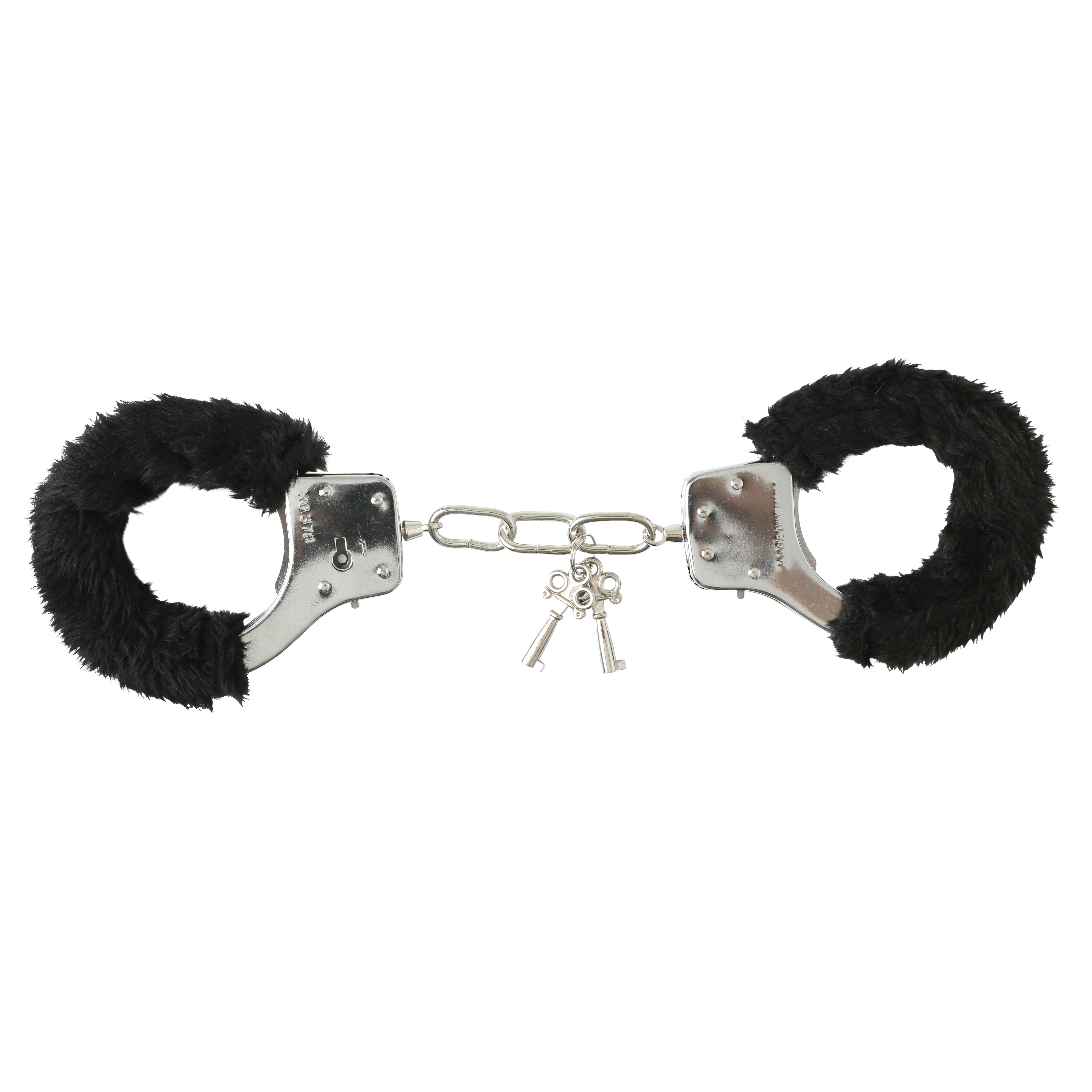 sex and mischief furry handcuffs black 