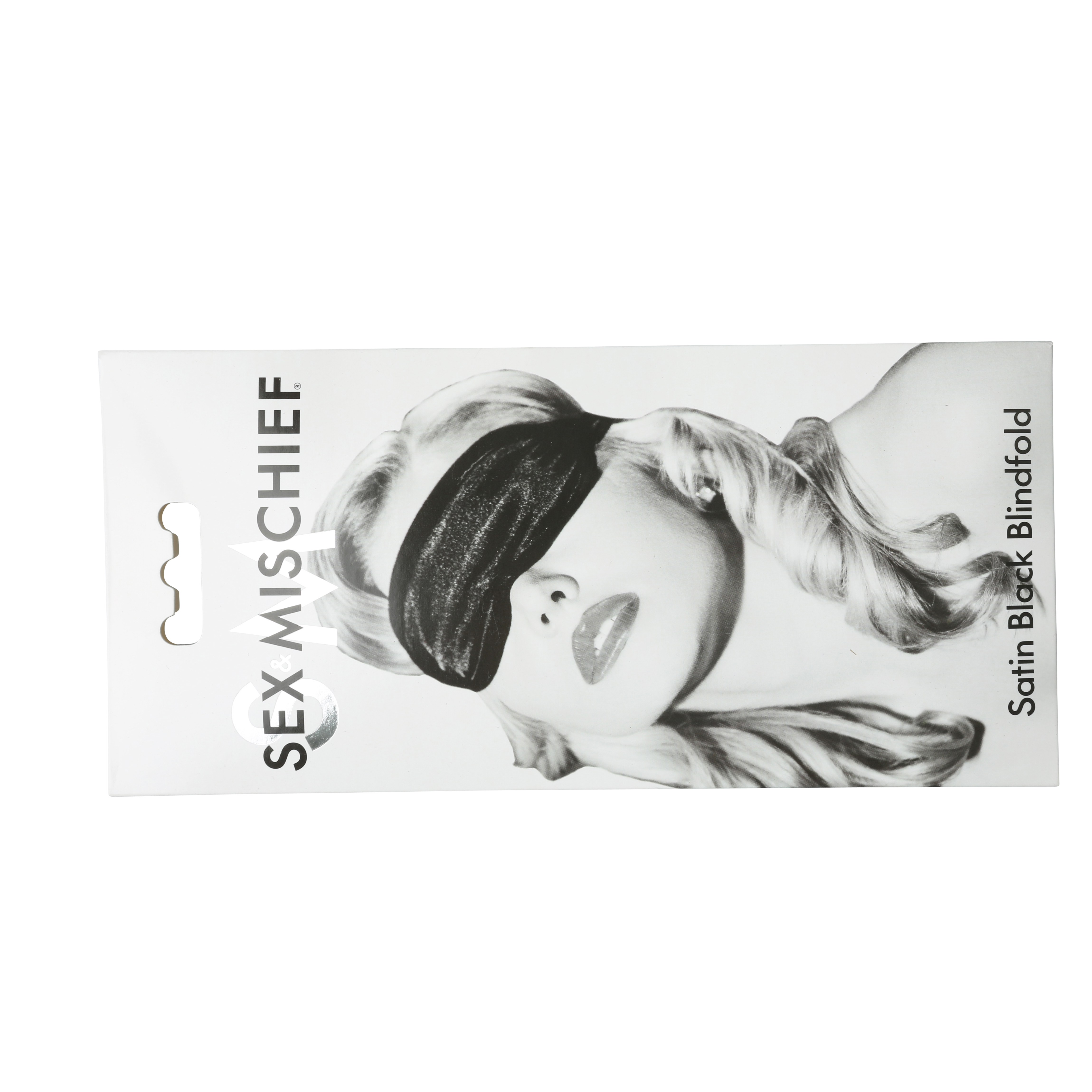 sex and mischief satin blindfold black 