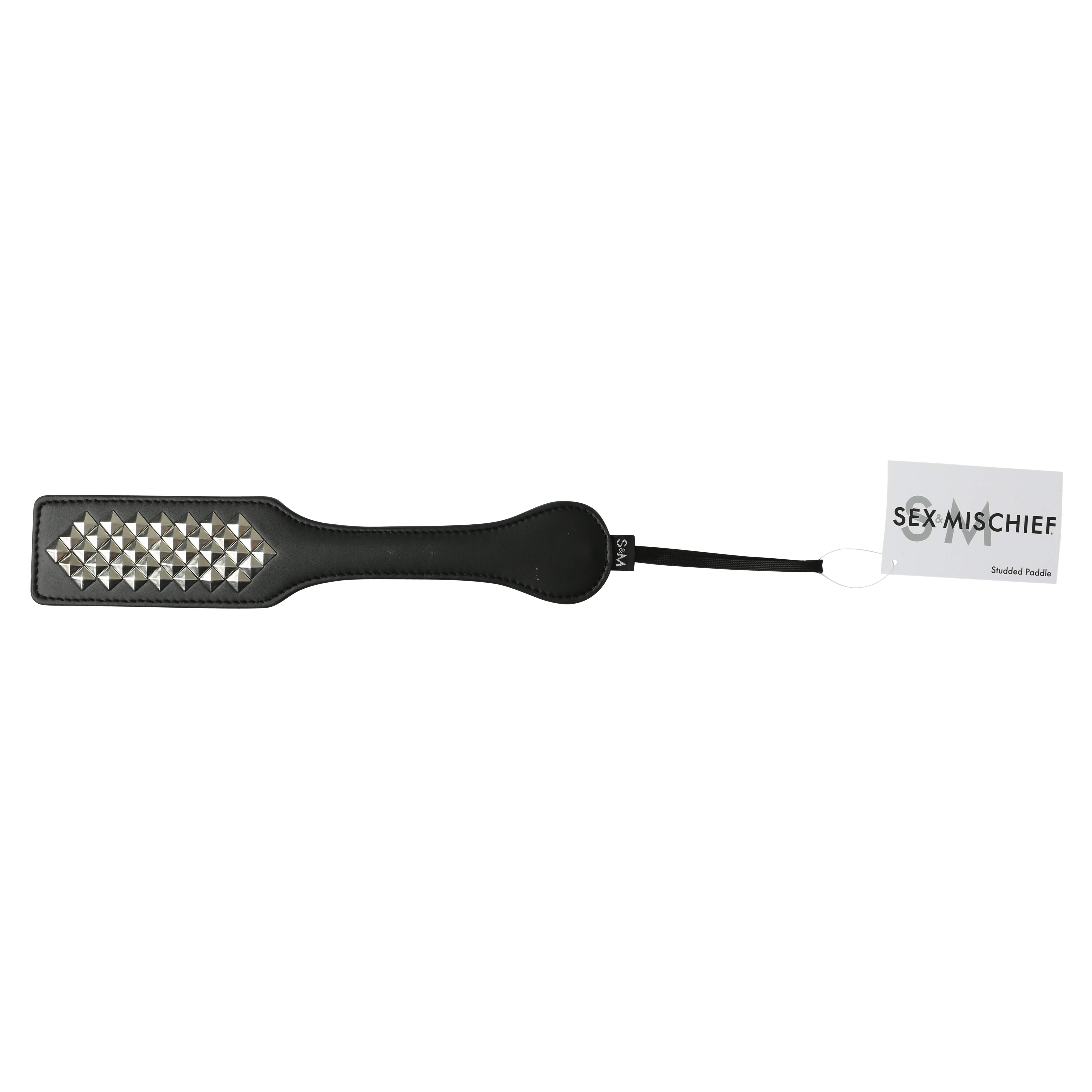 sex and mischief studded paddle black 