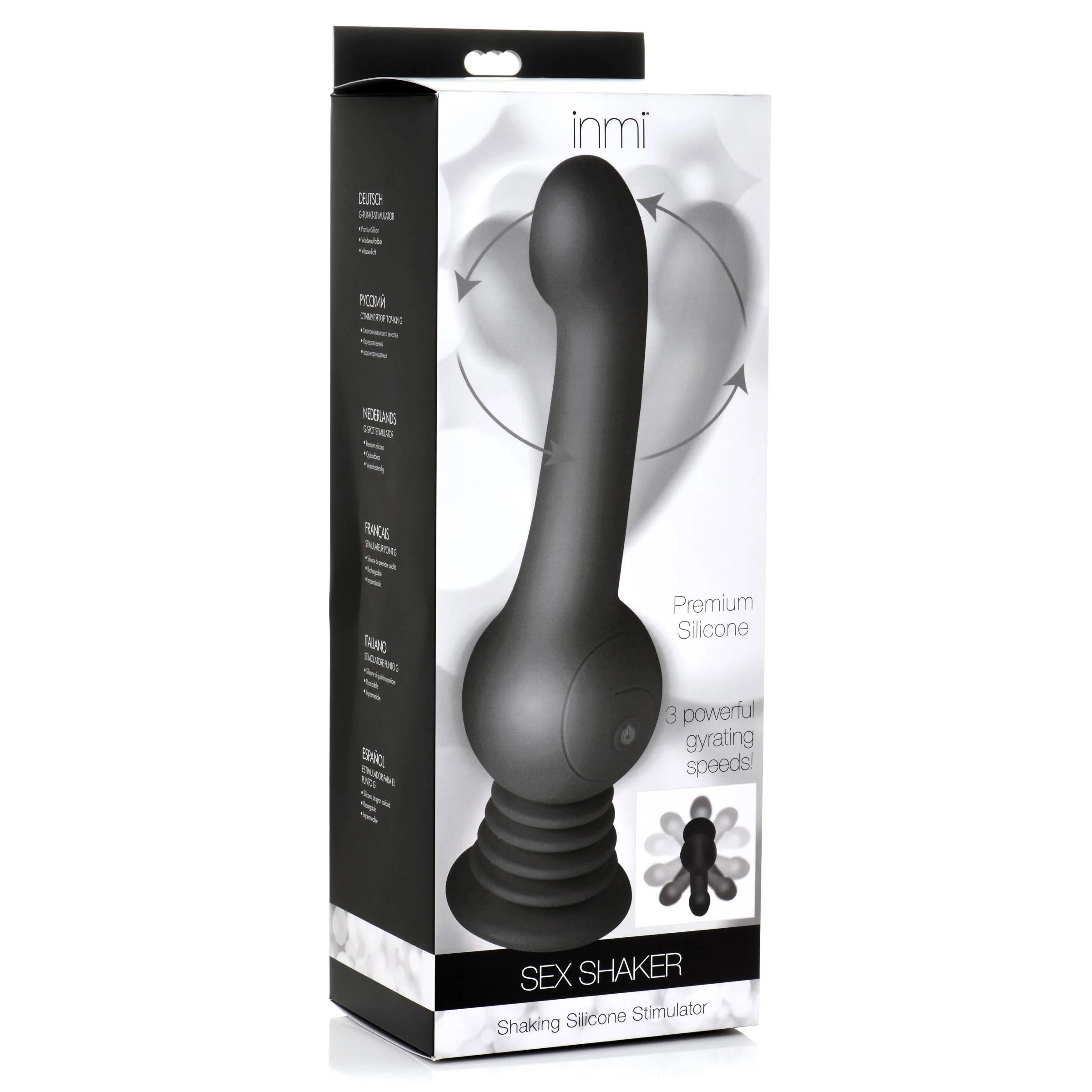 sex shaker shaking silicone stimulator black 