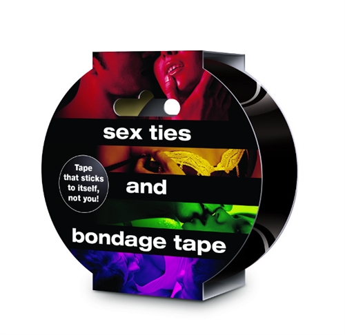 sex ties and bondage tape black 