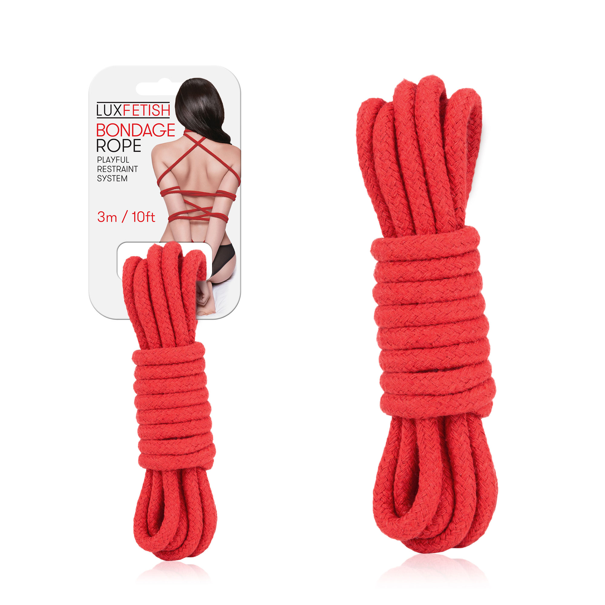 sexy bondage rope m ft red 