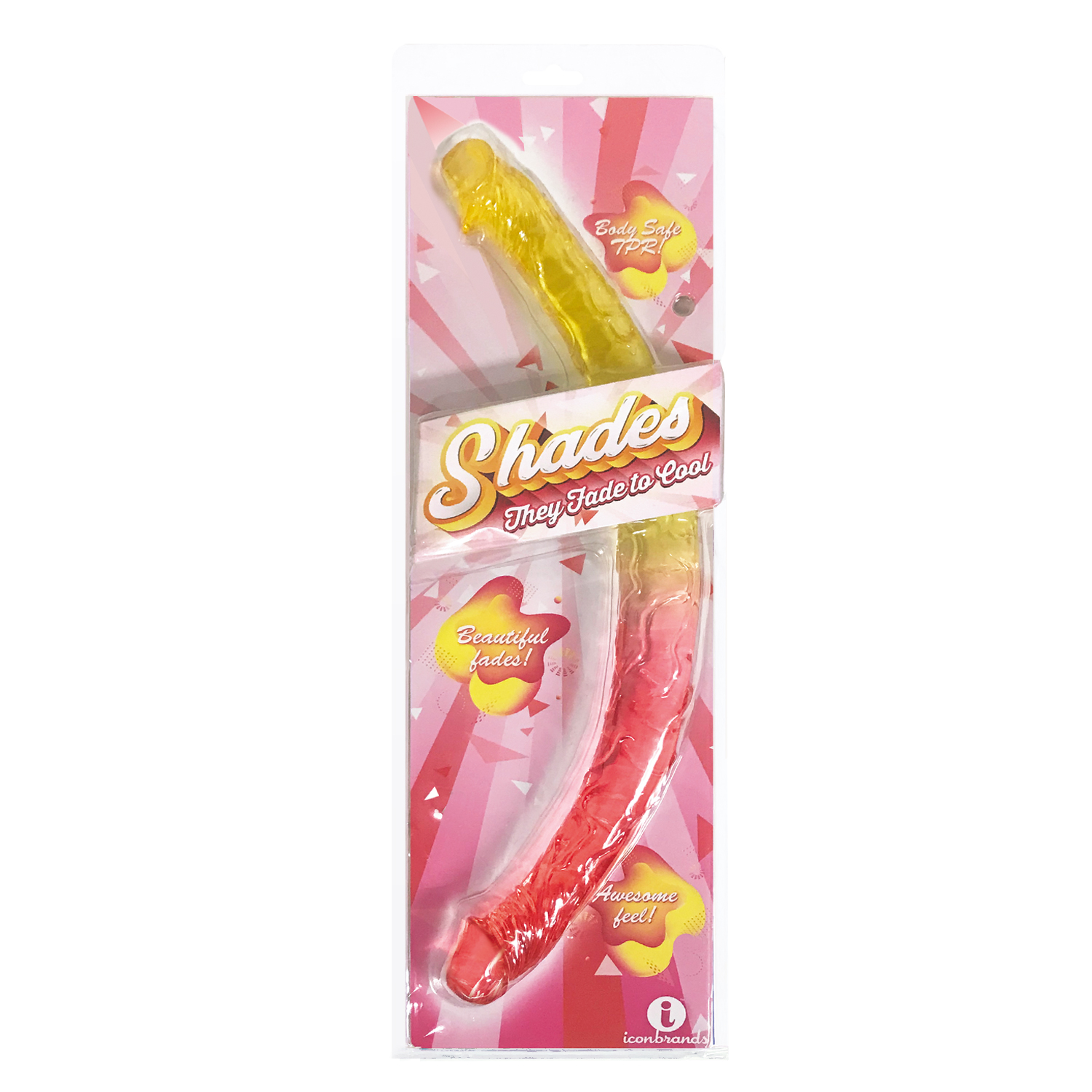 shades  inch double dong pink and yellow 