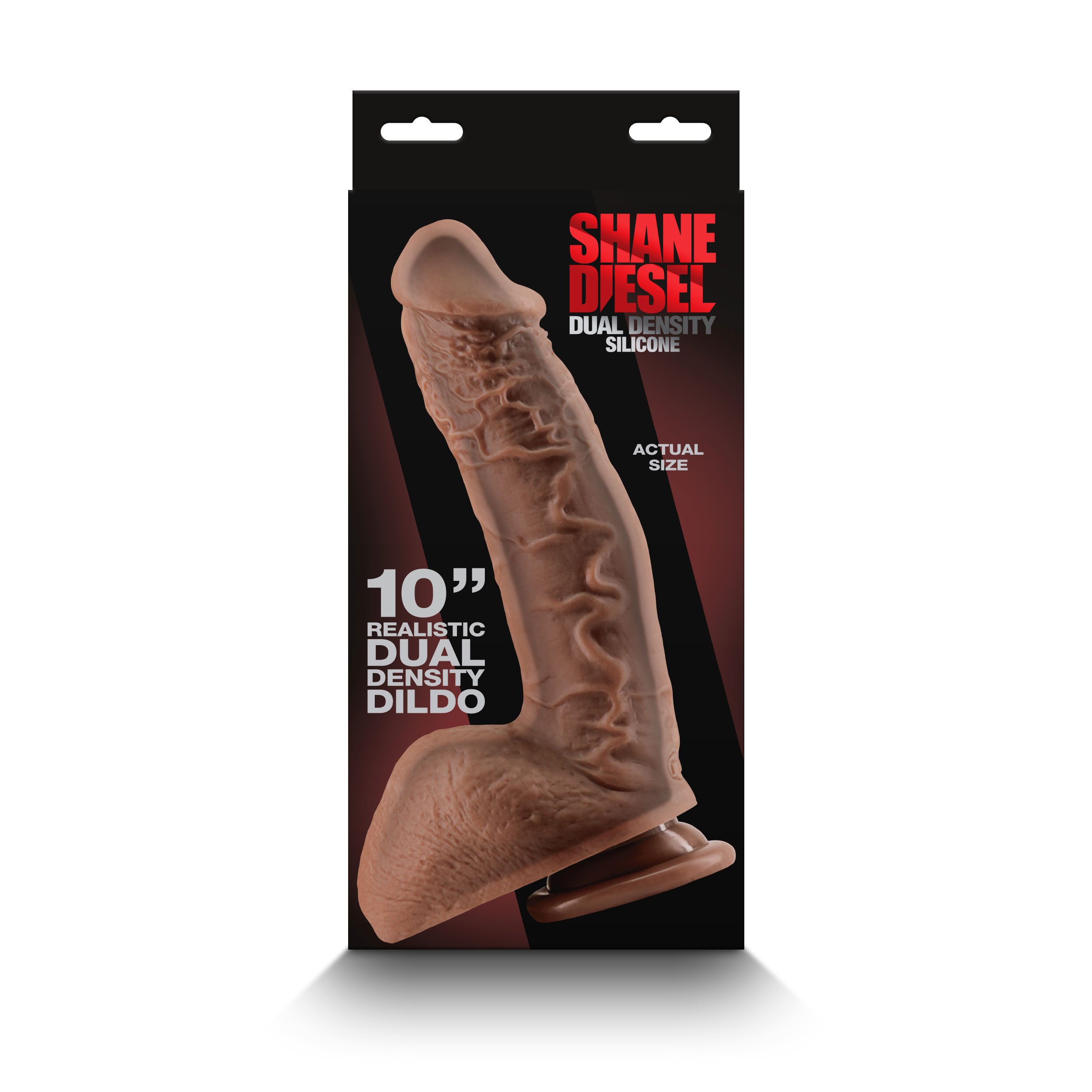 shane diesel dual density dildo brown 