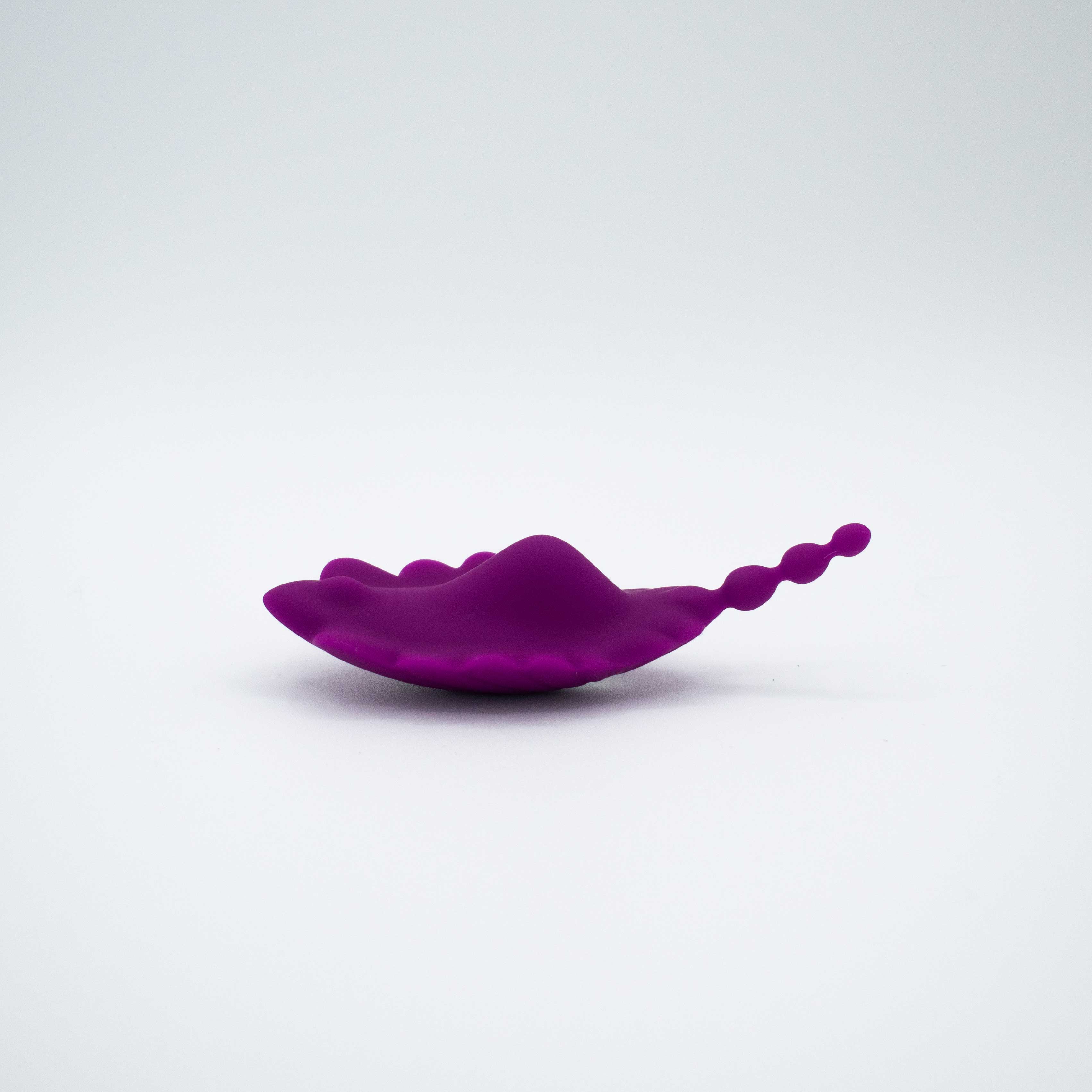 shell yeah! remote controlled wearable panty  vibrator purple 