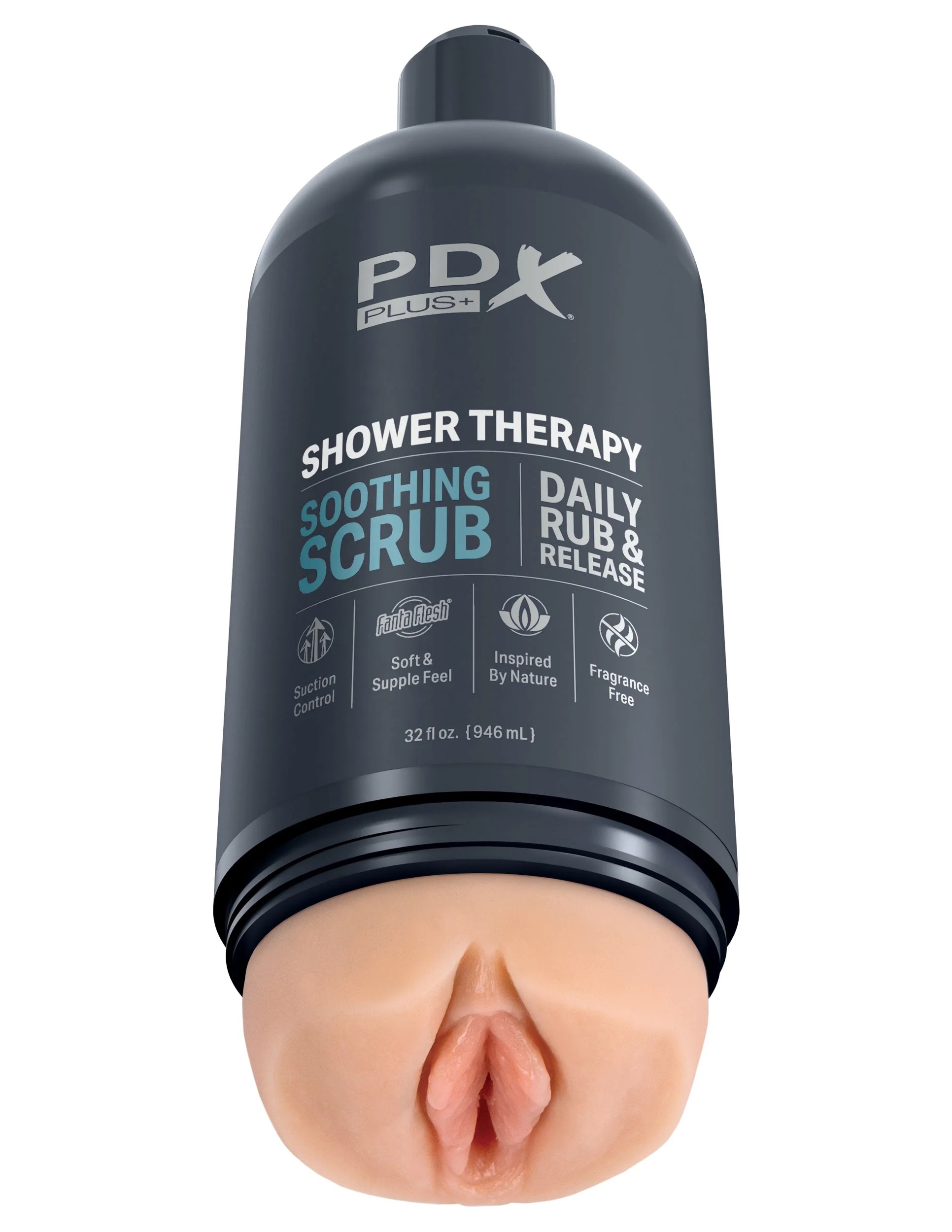 shower therapy soothing scrub light 