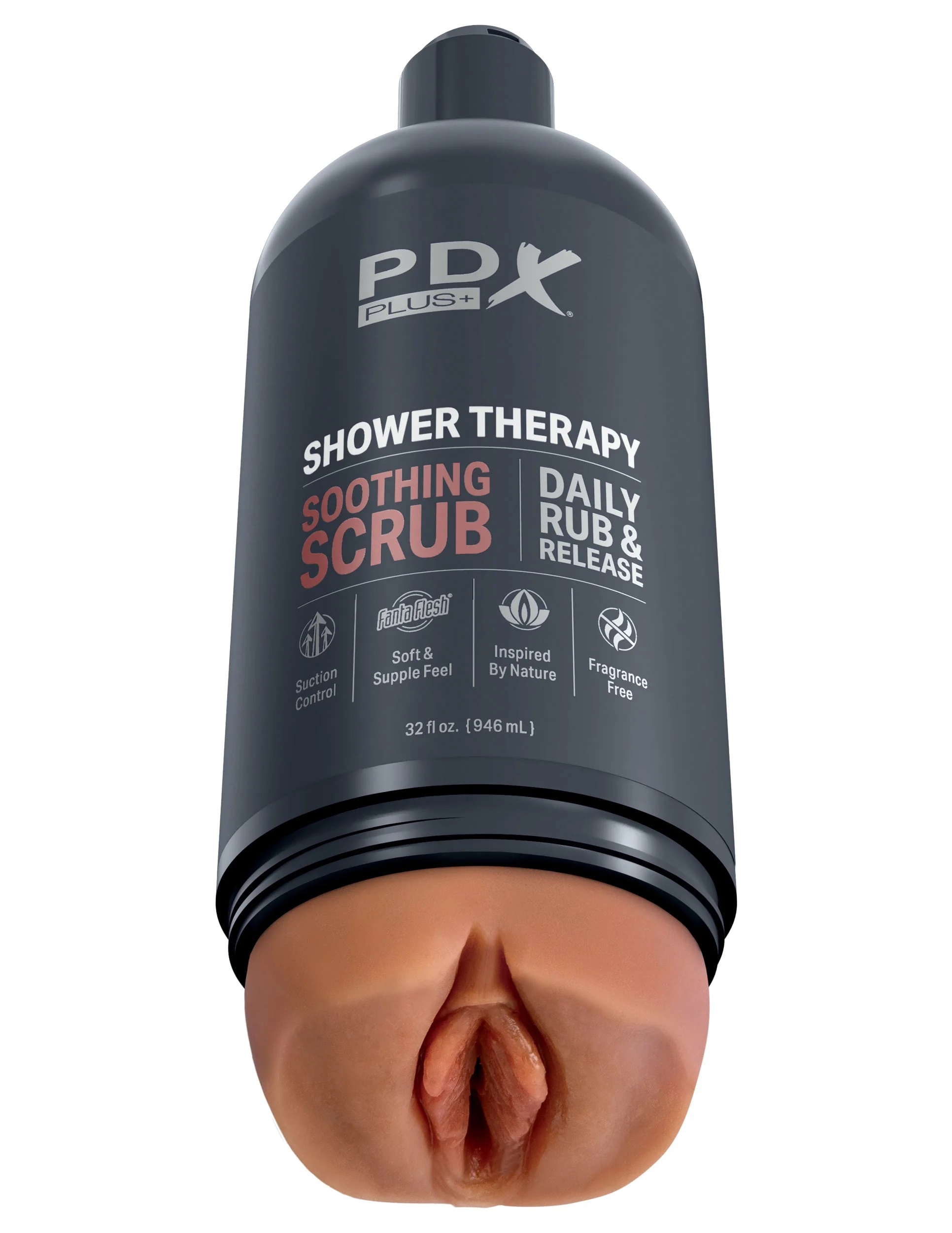 shower therapy soothing scrub tan 