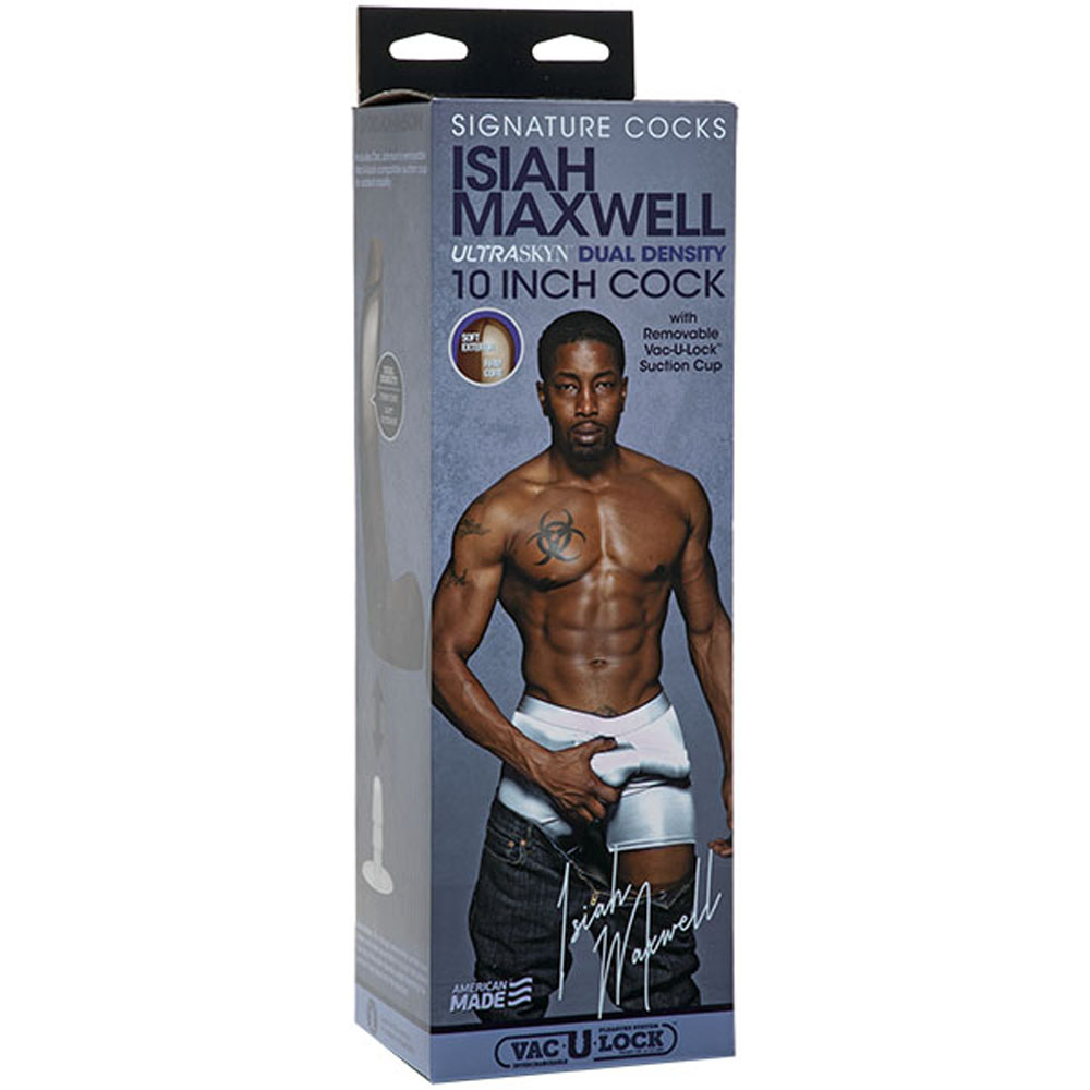 signature cocks isiah maxwell  inch  ultraskyn cock with removable vac u lock suction  cup 