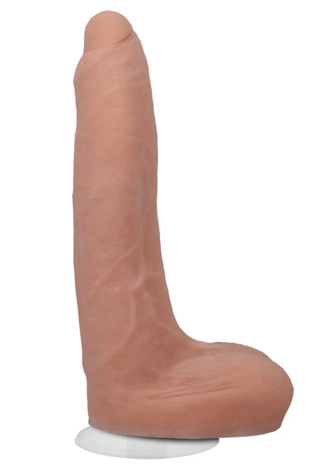 signature cocks owen gray  inch ultraskyn  cock with removable vac u lock suction cup skin tone 