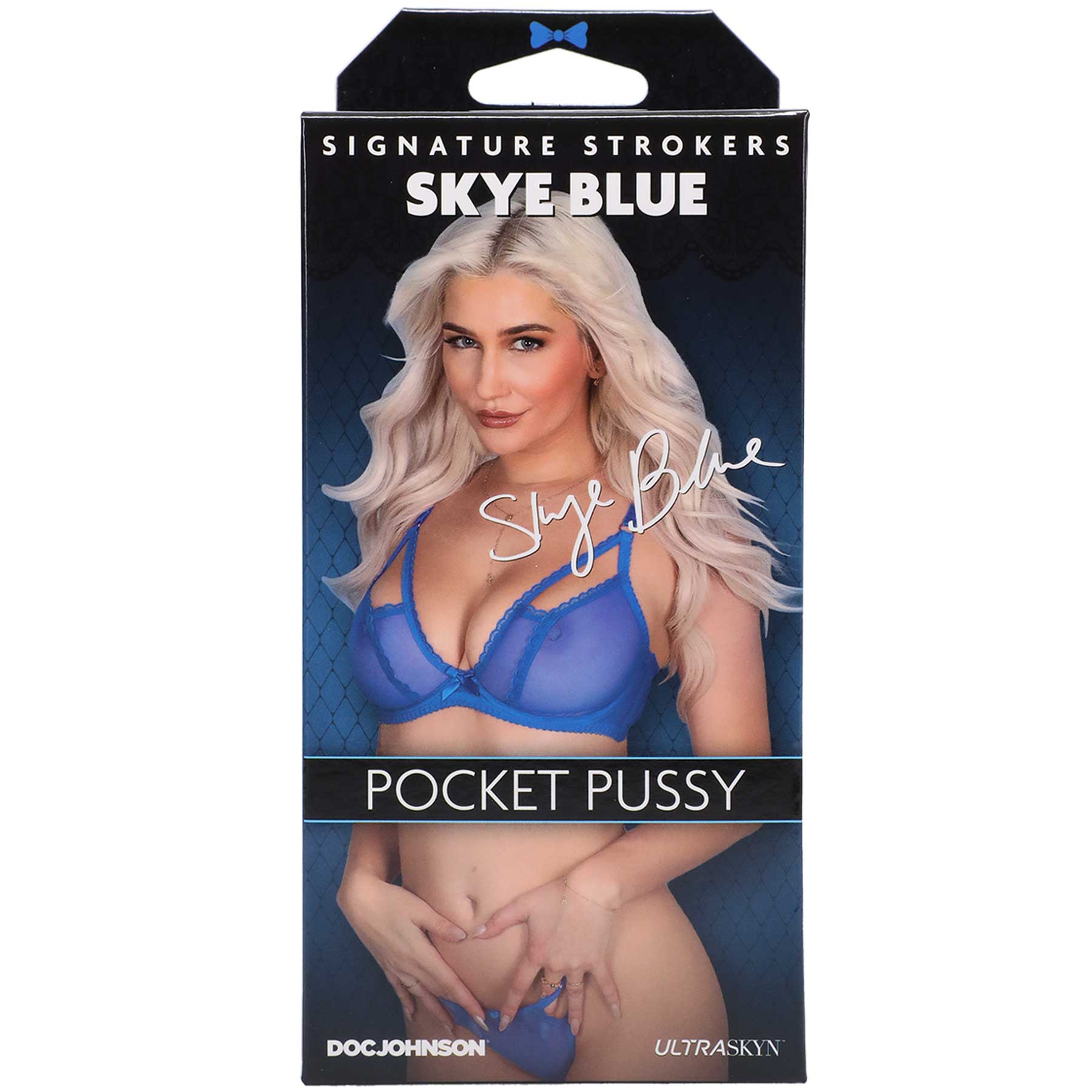 signature strokers skye blue ultraskyn pocket  pussy vanilla 