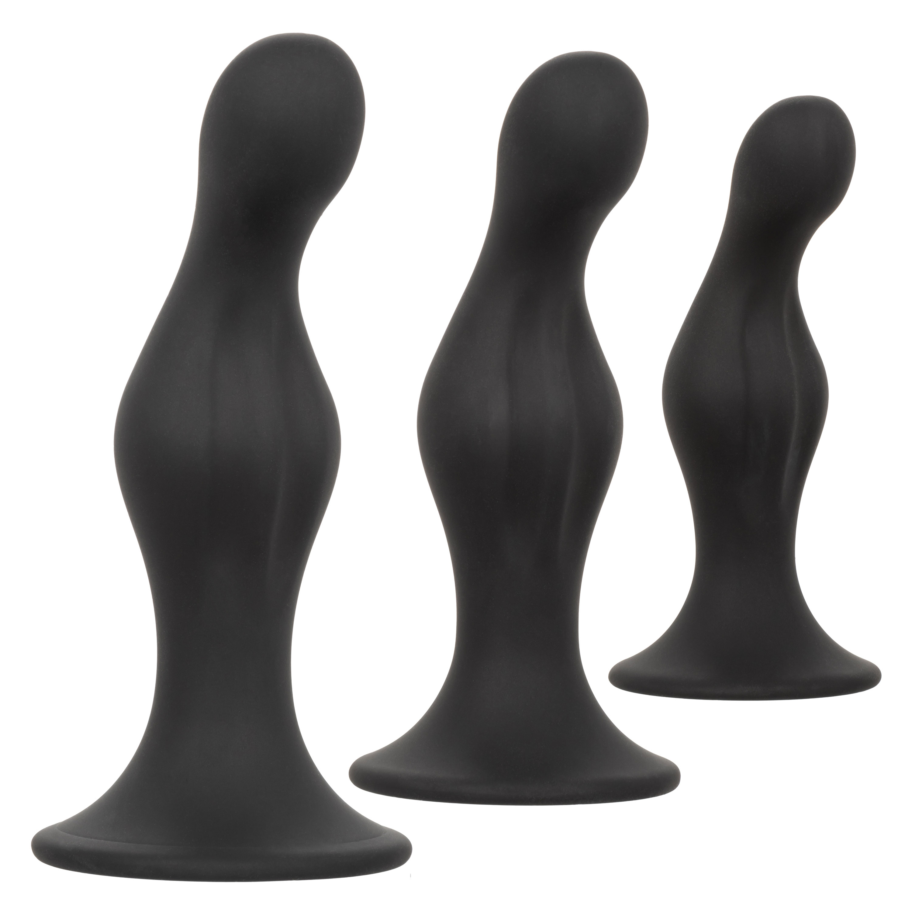 silicone anal ripple kit black 