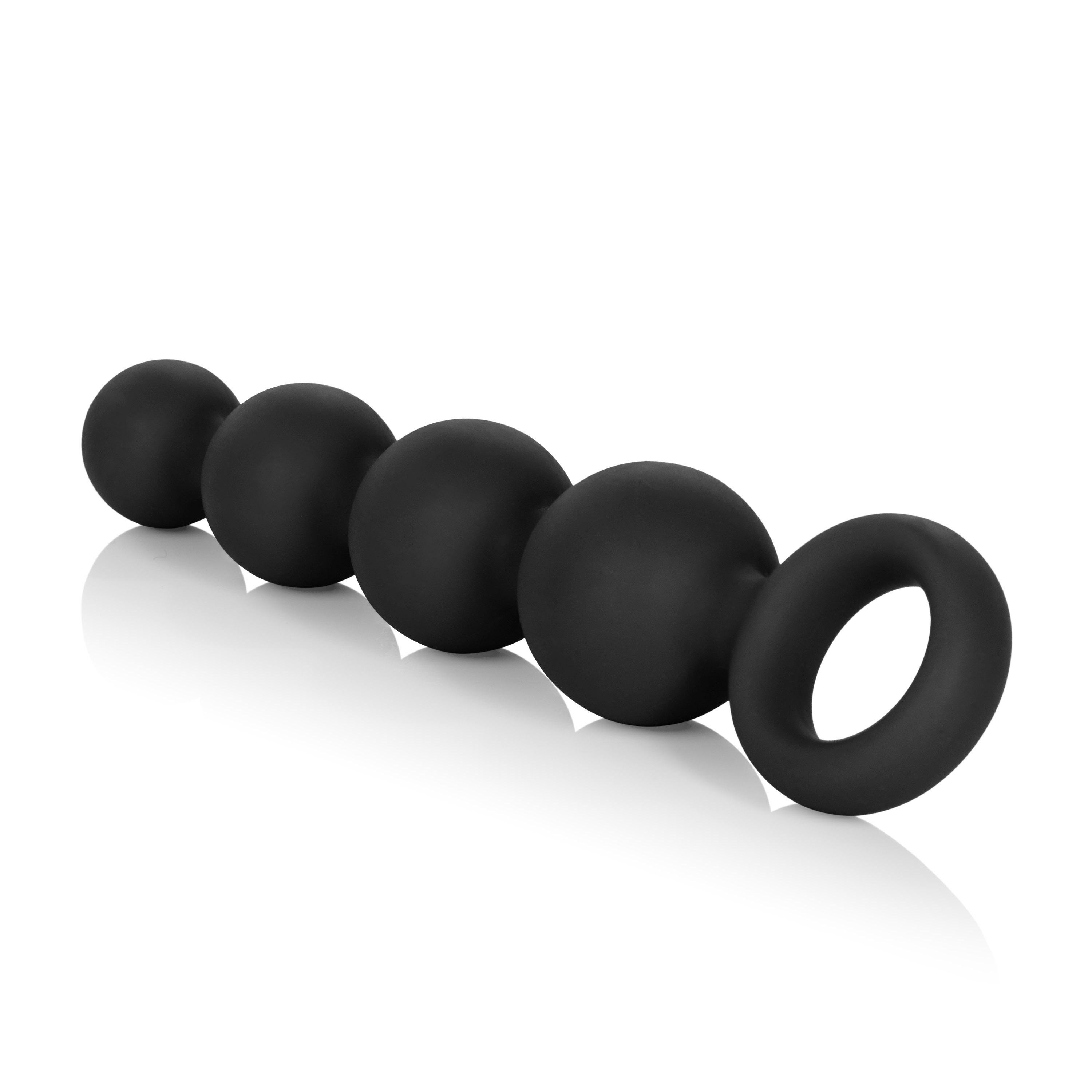 silicone booty beads black 