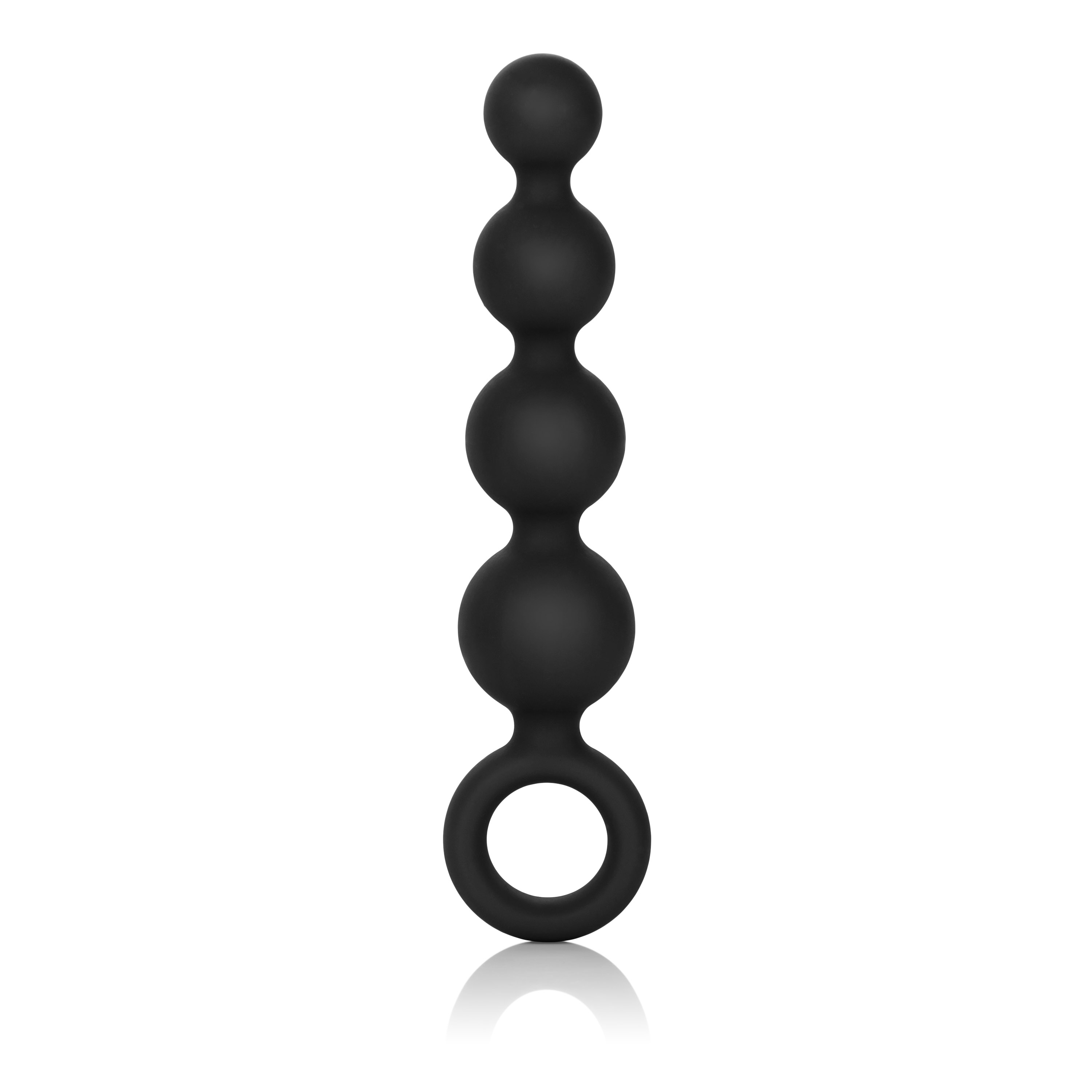 silicone booty beads black 