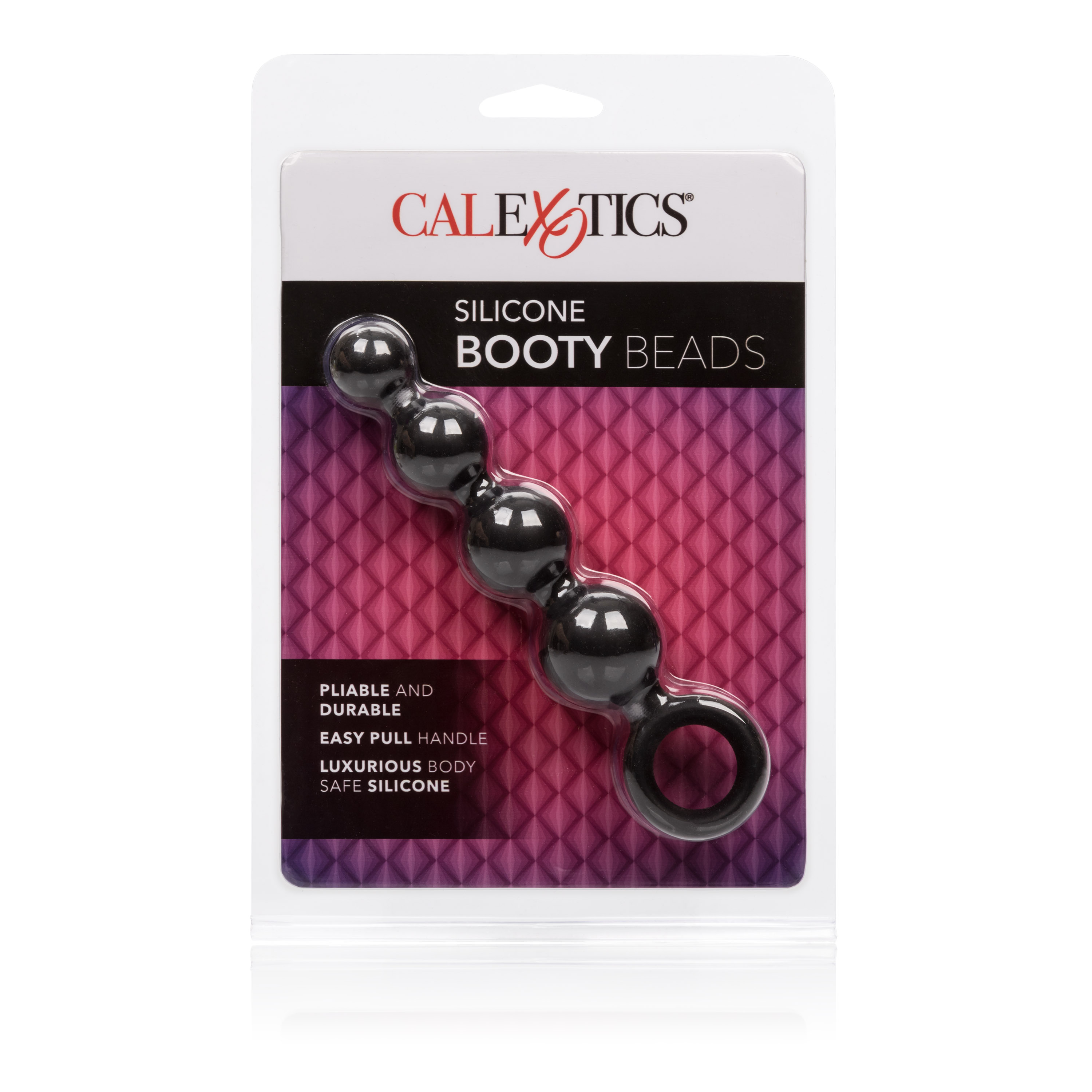 silicone booty beads black 