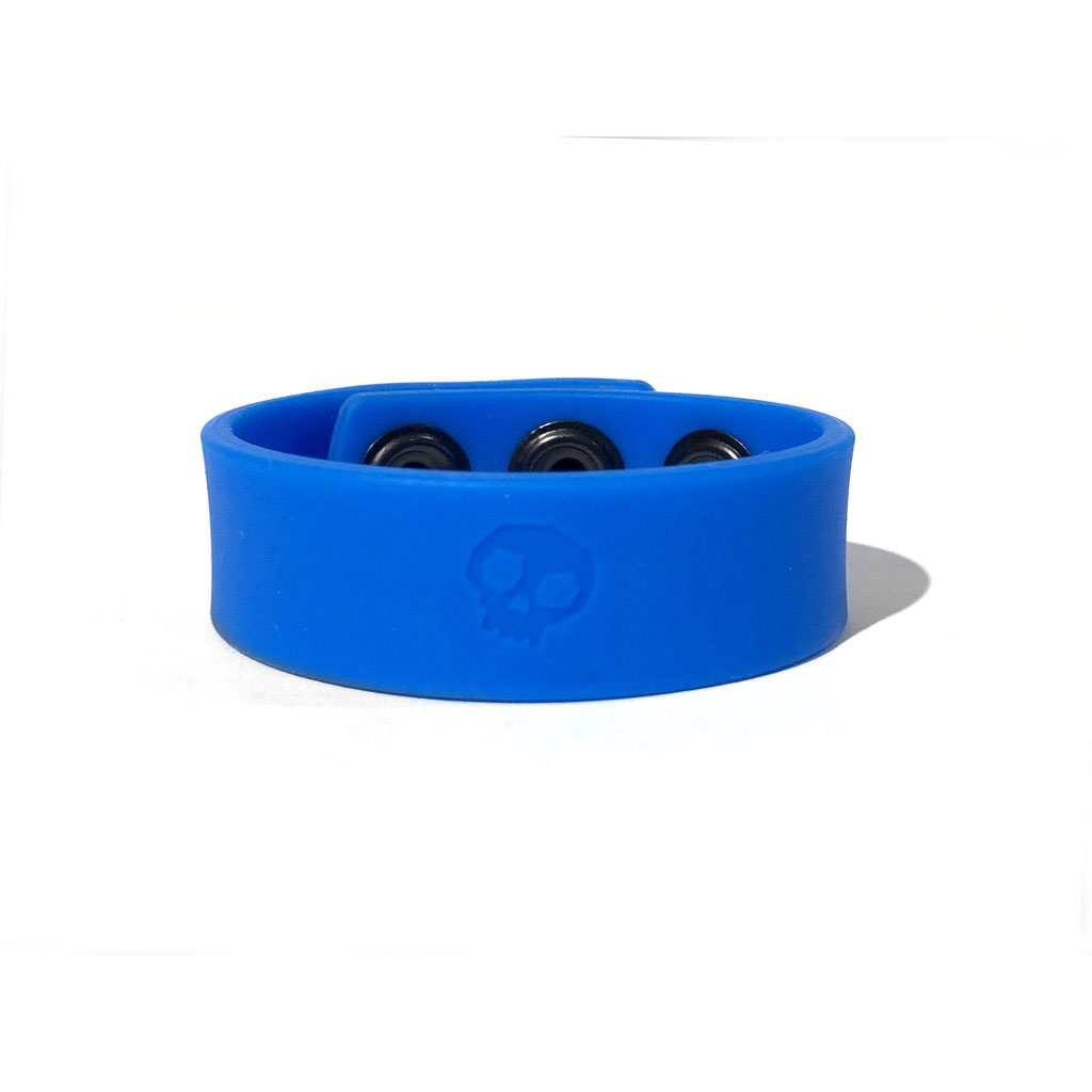 silicone cock strap blue 