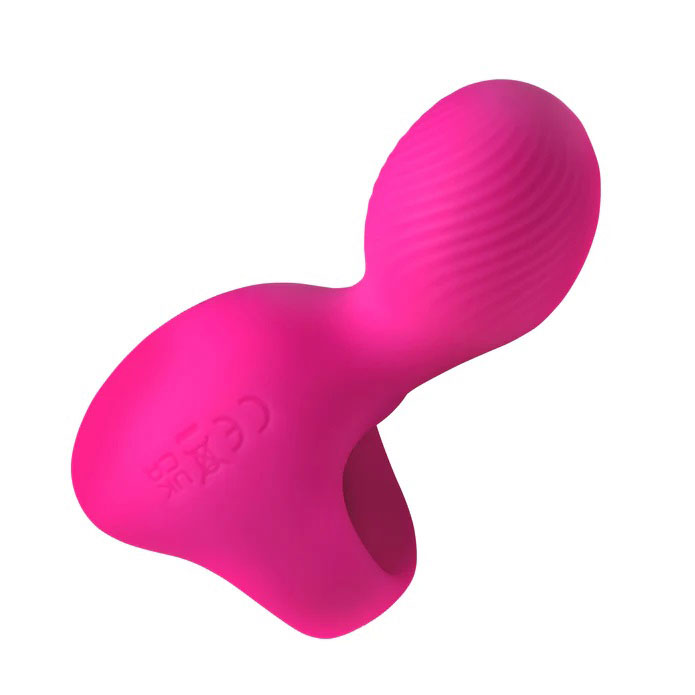 silicone finger vibe pink 