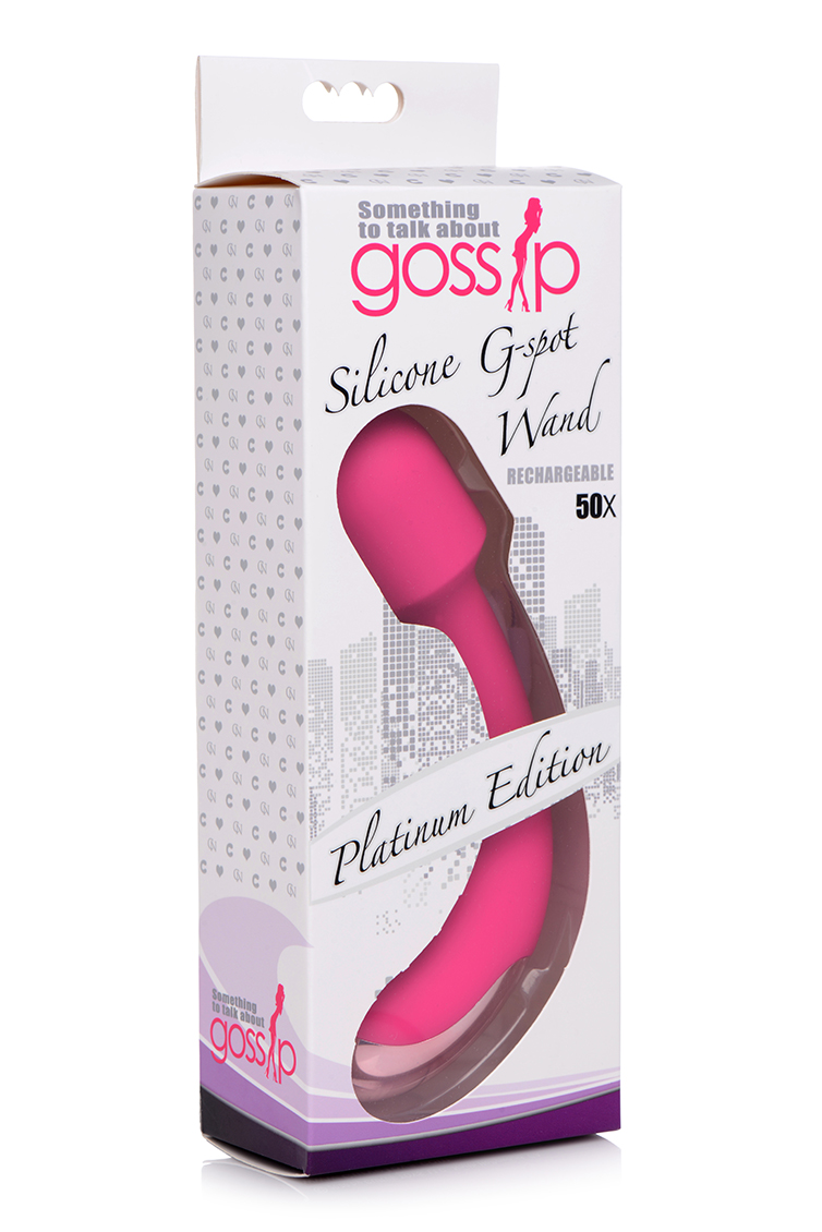 silicone g spot wand magenta 