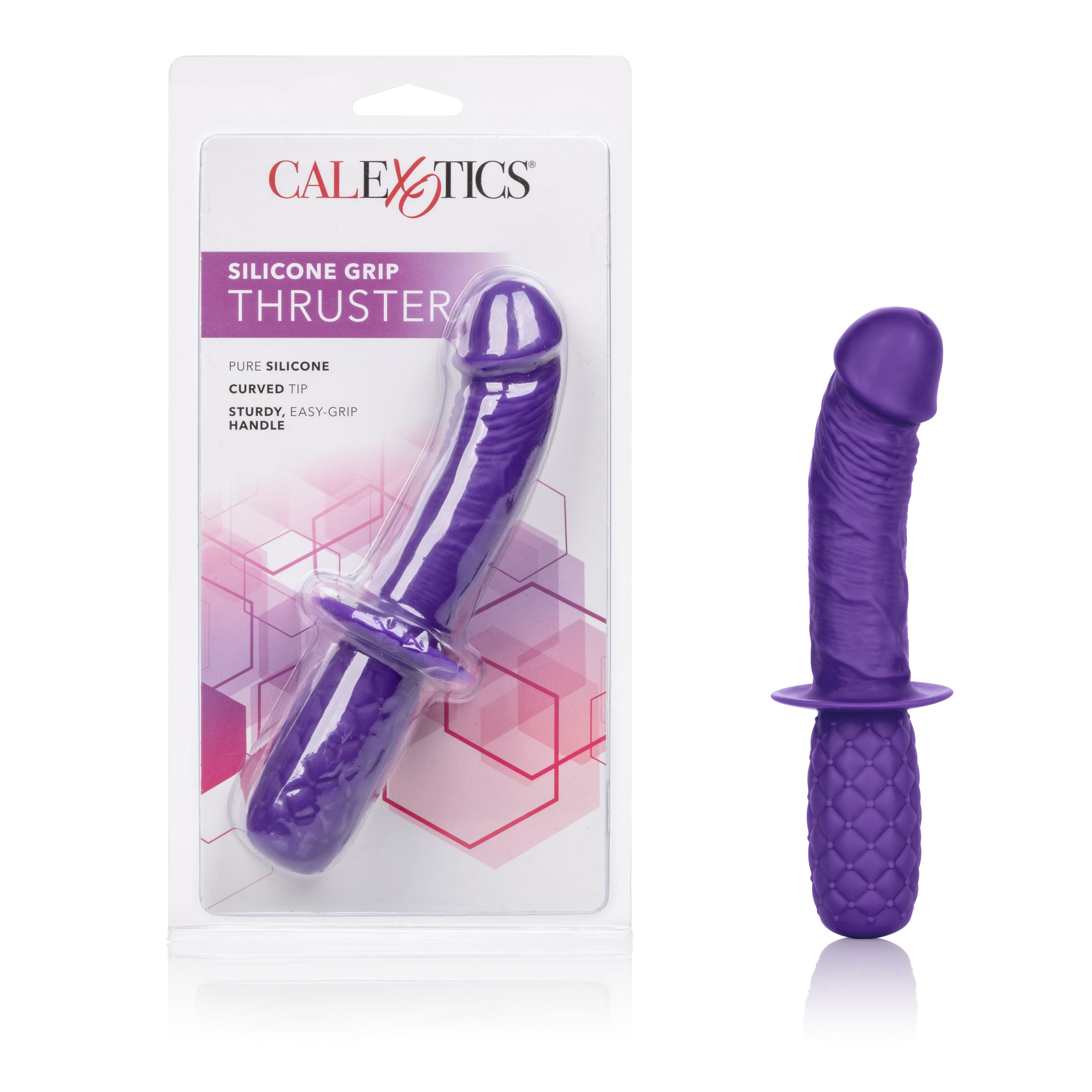 silicone grip thruster purple 