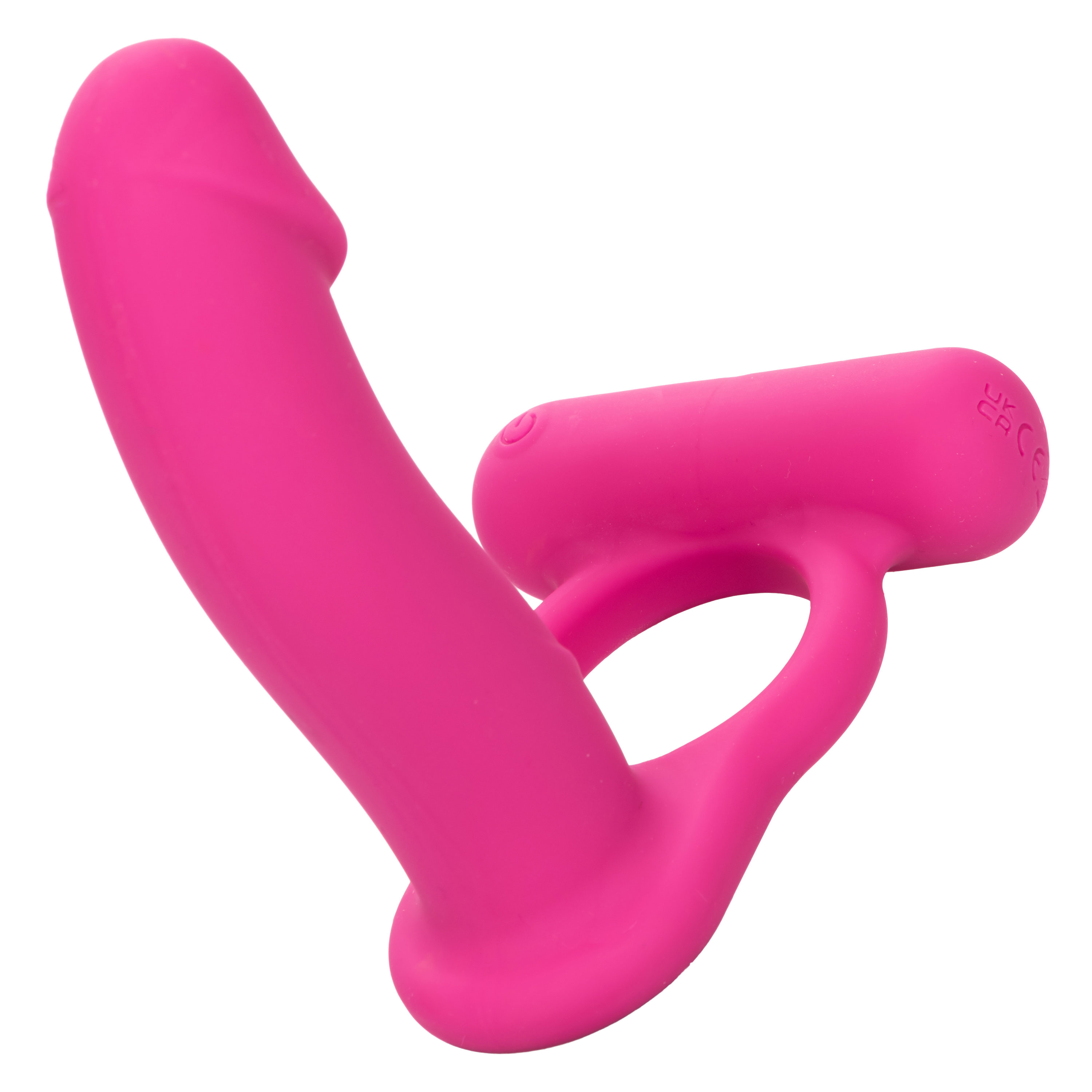 silicone rechargeable double diver pink 