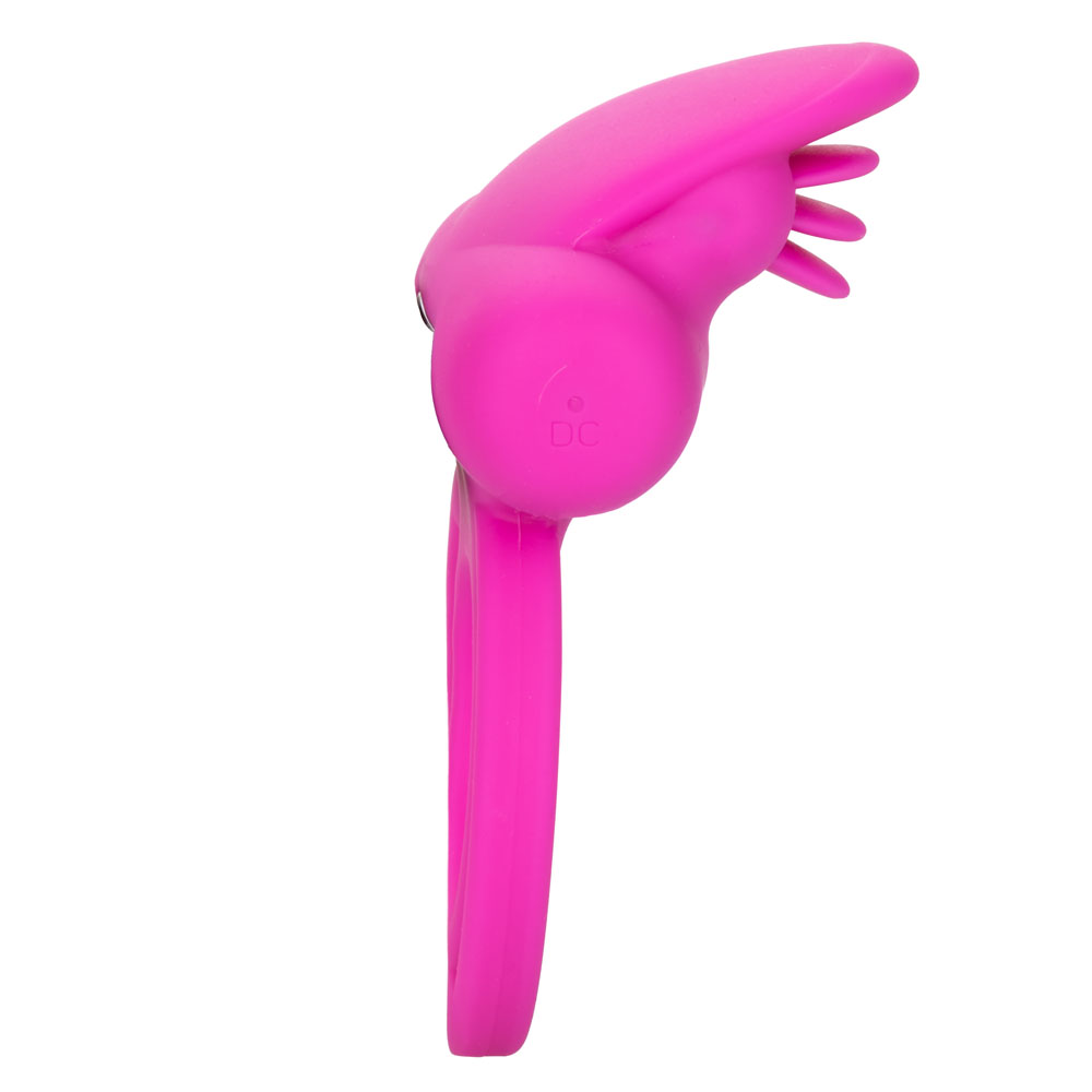 silicone rechargeable dual clit flicker enhancer 