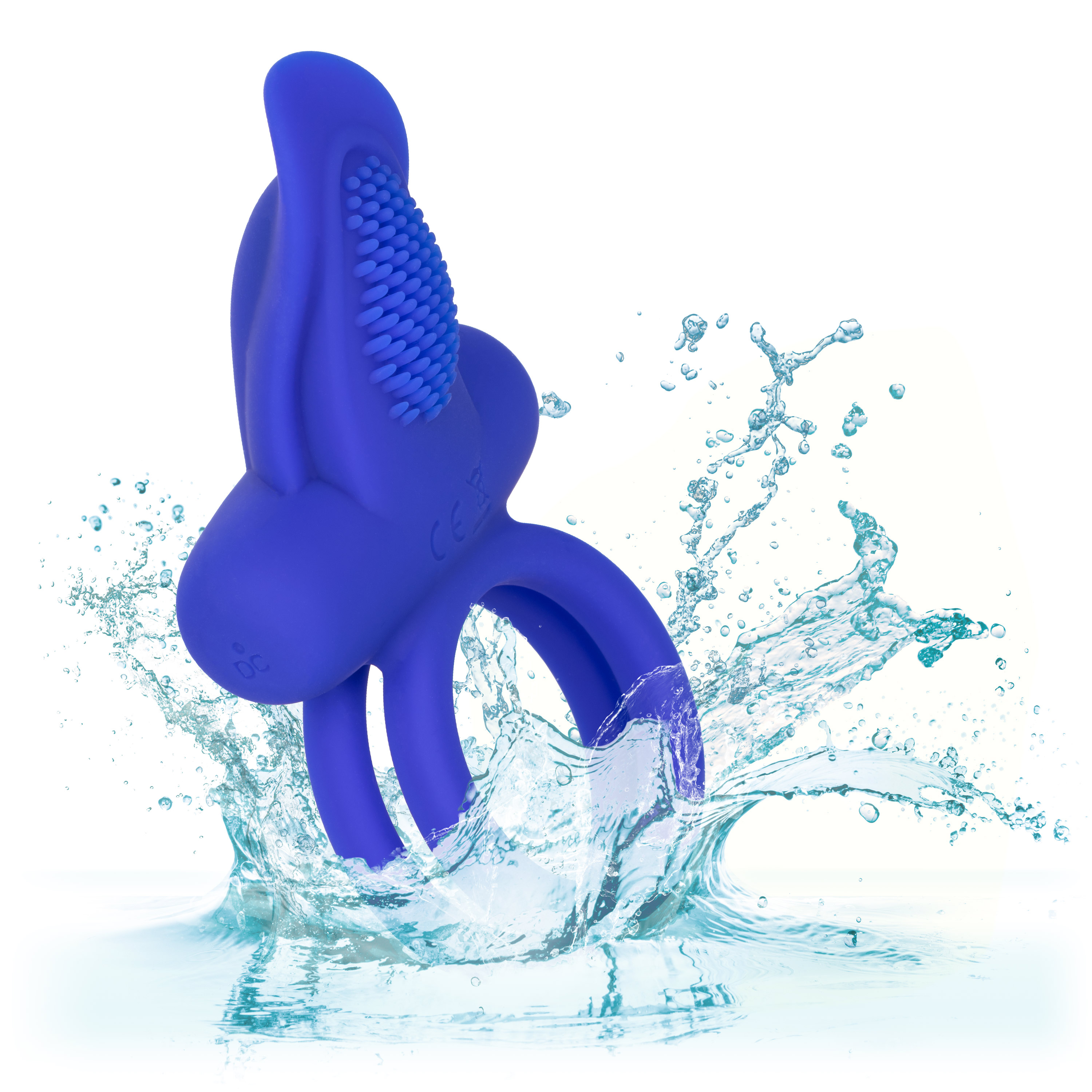 silicone rechargeable dual pleaser enhancer 