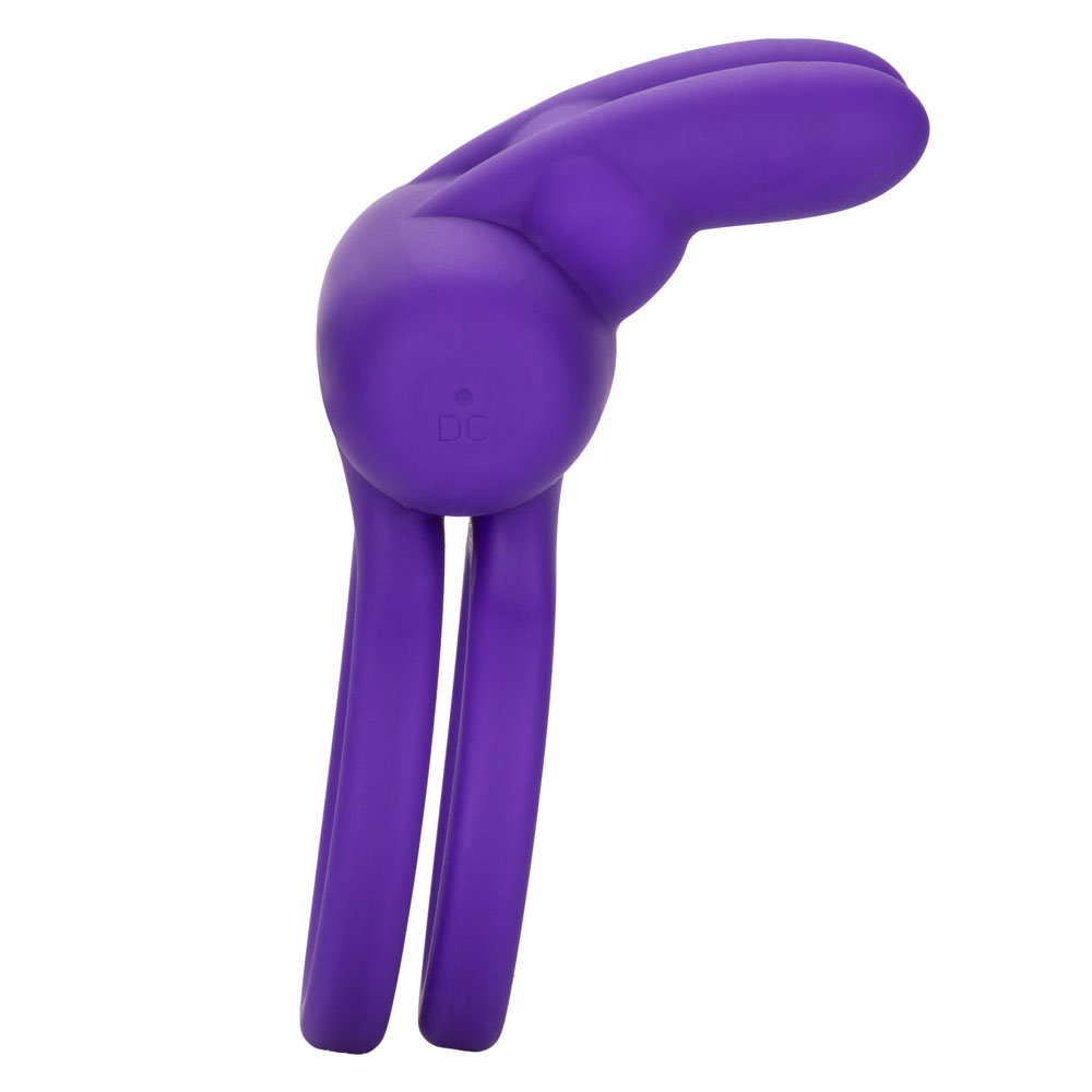 silicone rechargeable dual rockin rabbit  enhancer 