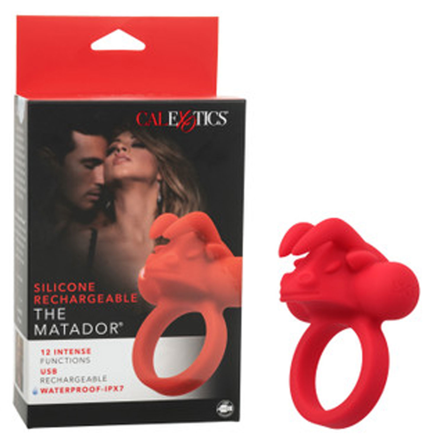 silicone rechargeable the matador red 