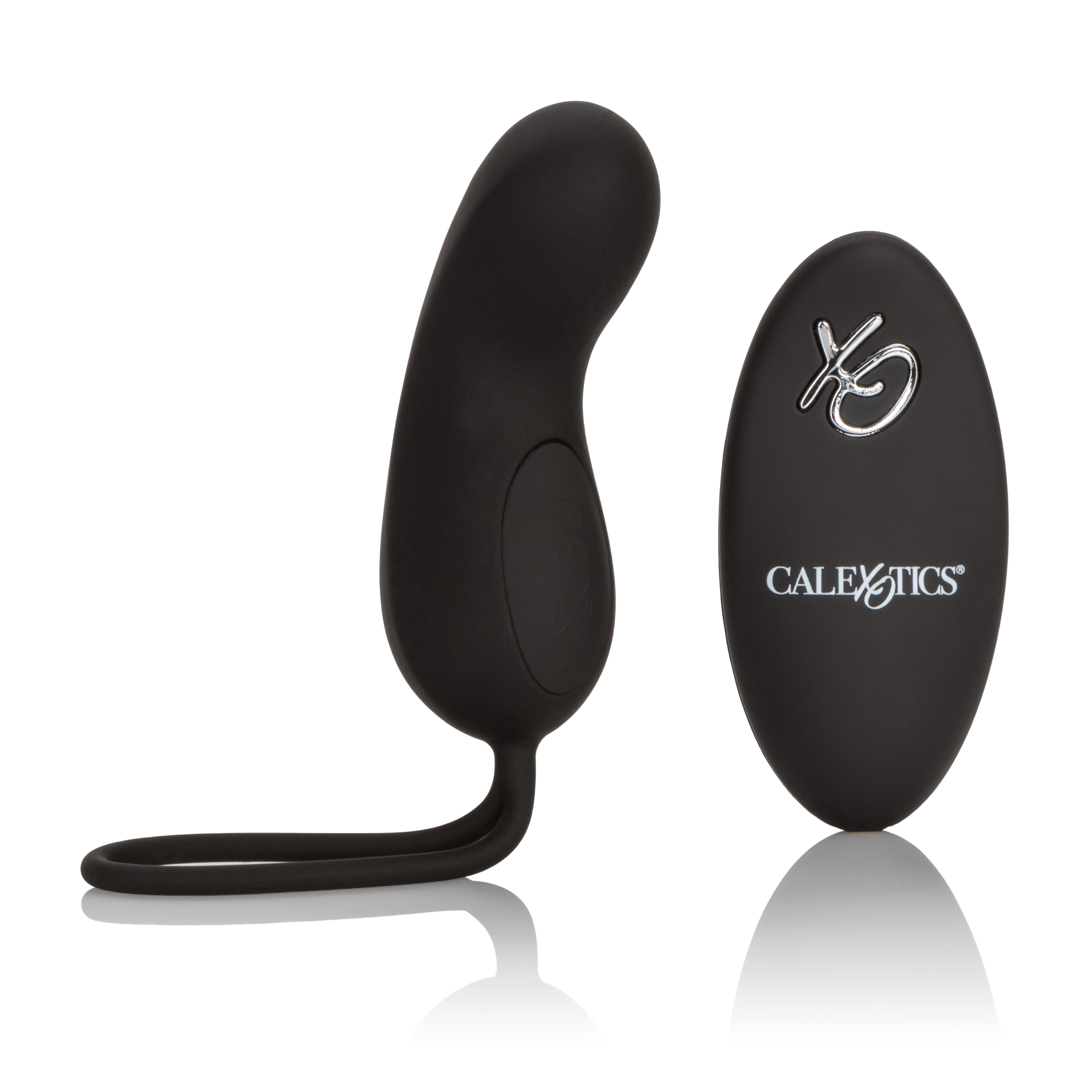 silicone remote rechargeable curve black 