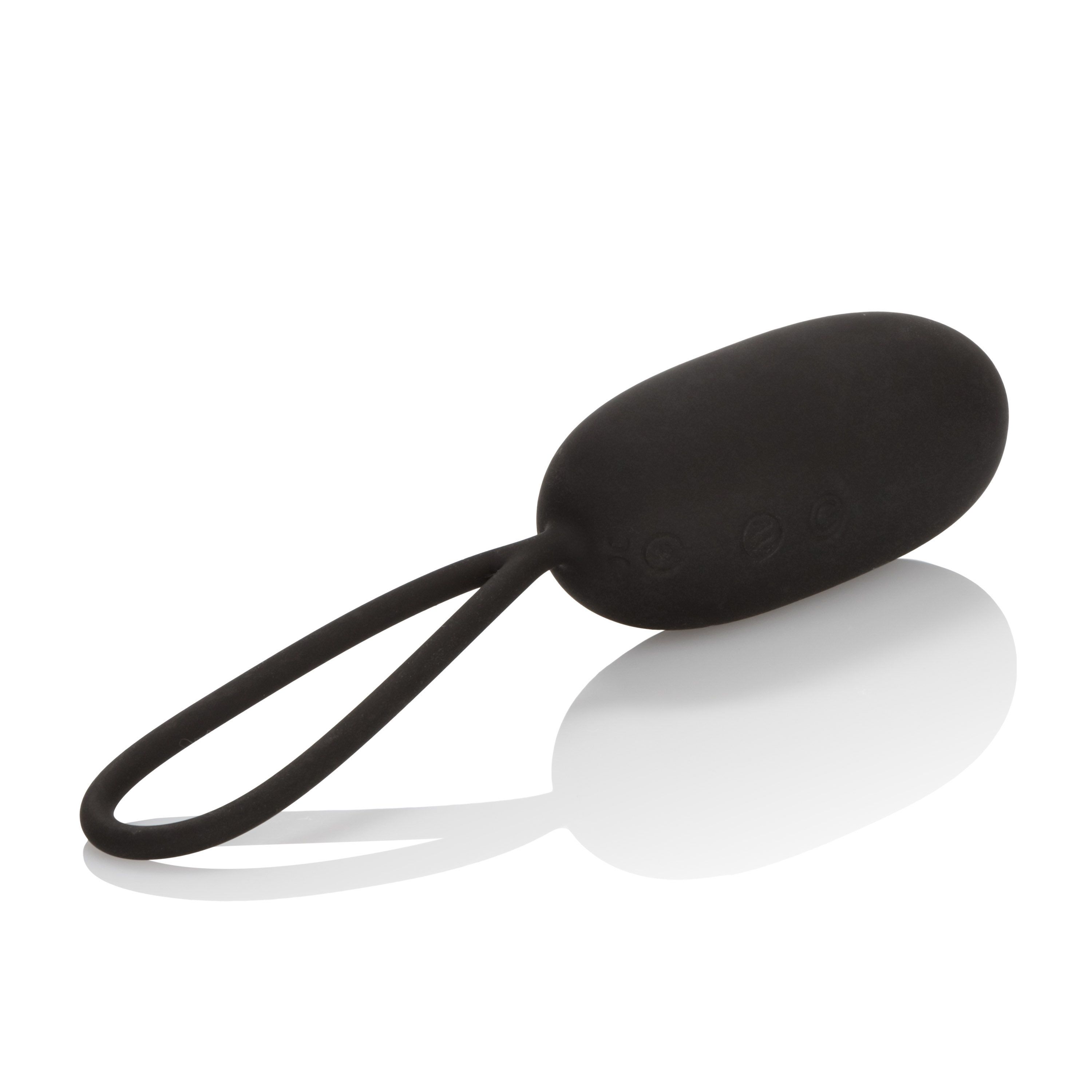 silicone remote rechargeable egg black 