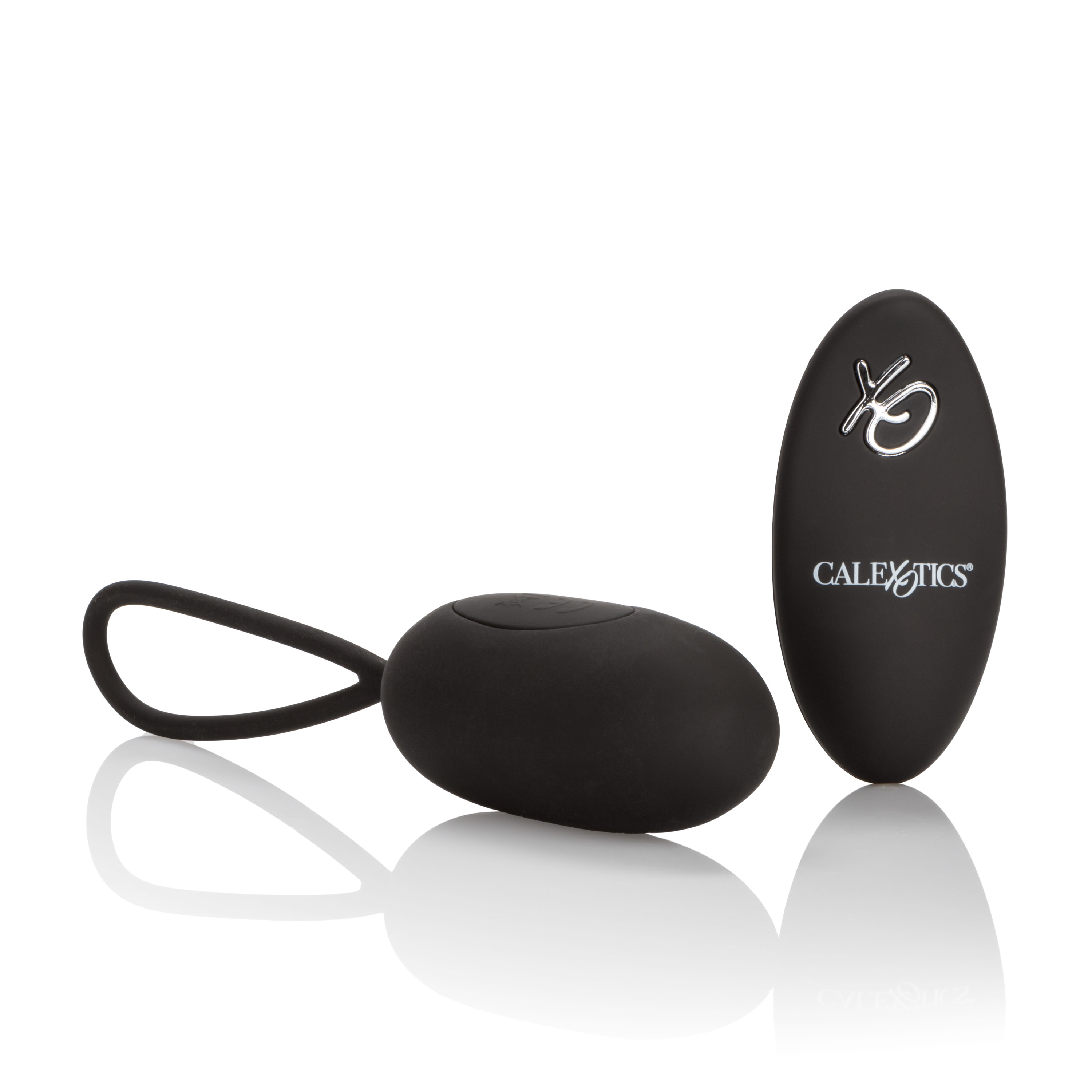 silicone remote rechargeable egg black 